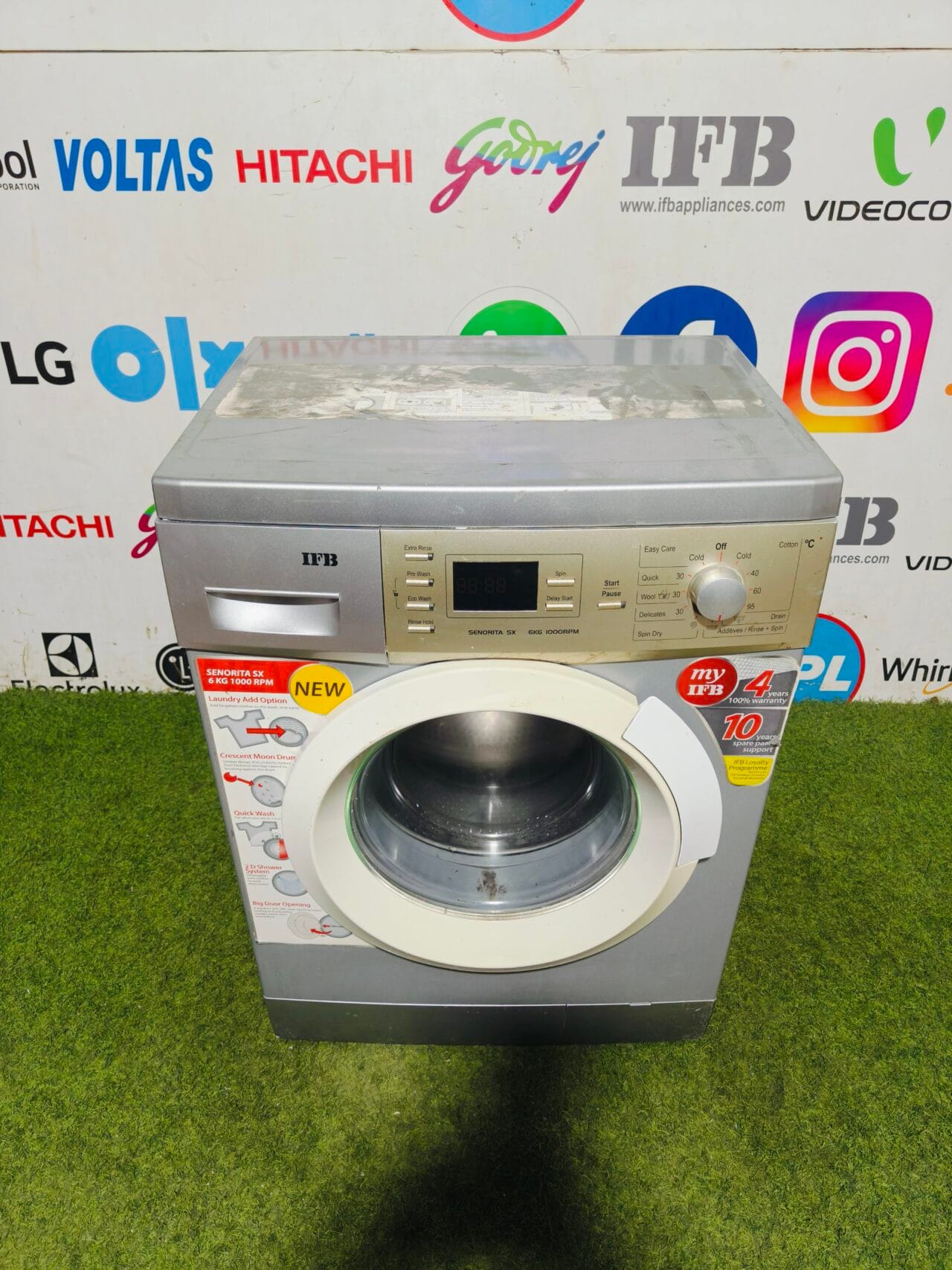 IFB senorita sx 6 kg silver in colour fully automatic front load washing machine - Image 2