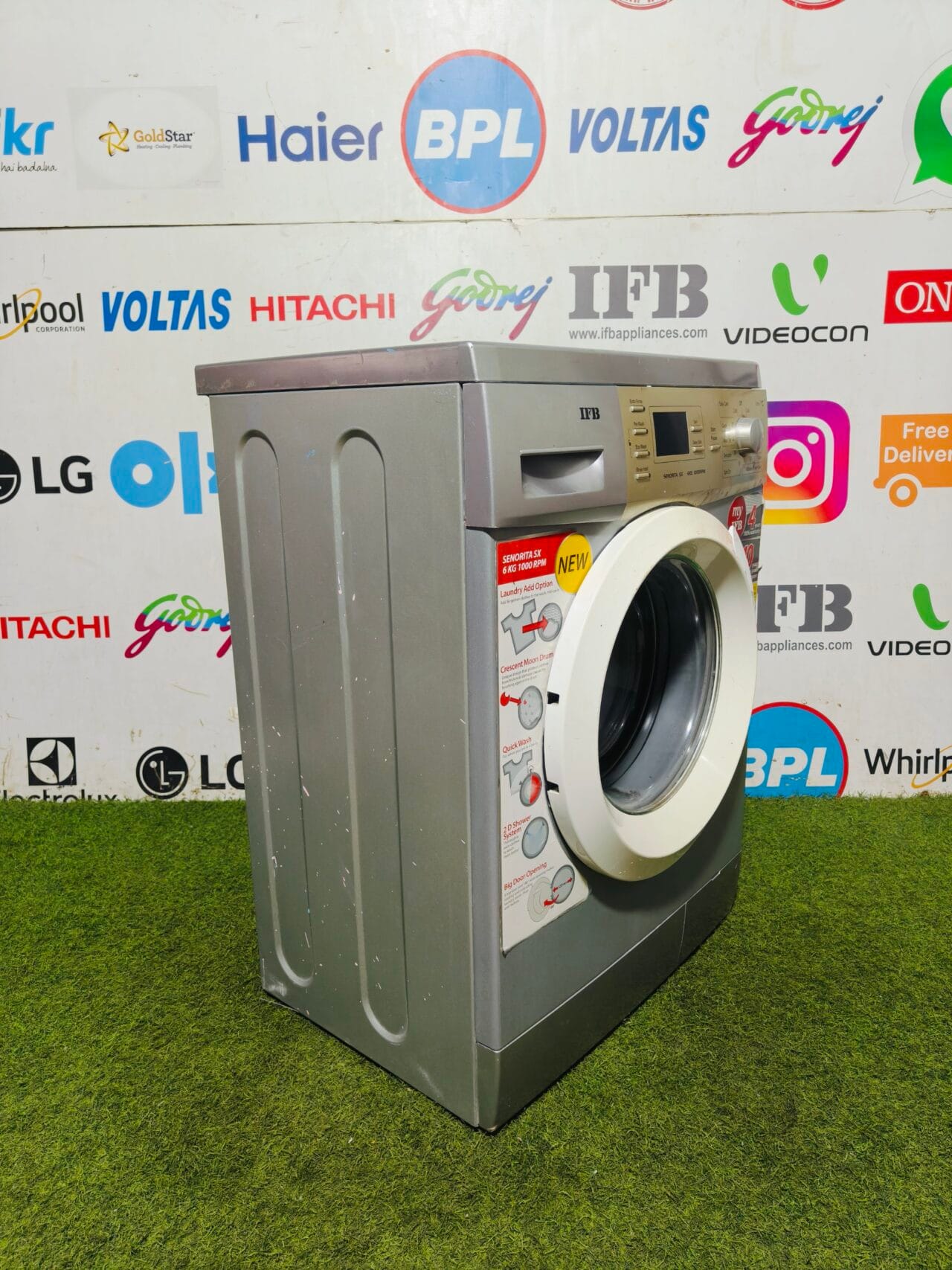 IFB senorita sx 6 kg silver in colour fully automatic front load washing machine - Image 4