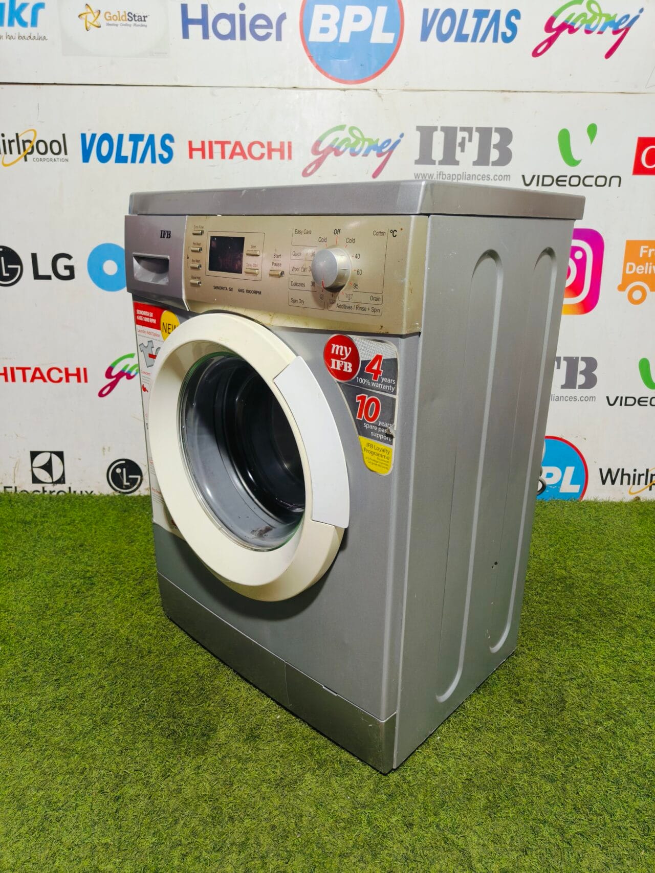 IFB senorita sx 6 kg silver in colour fully automatic front load washing machine - Image 5