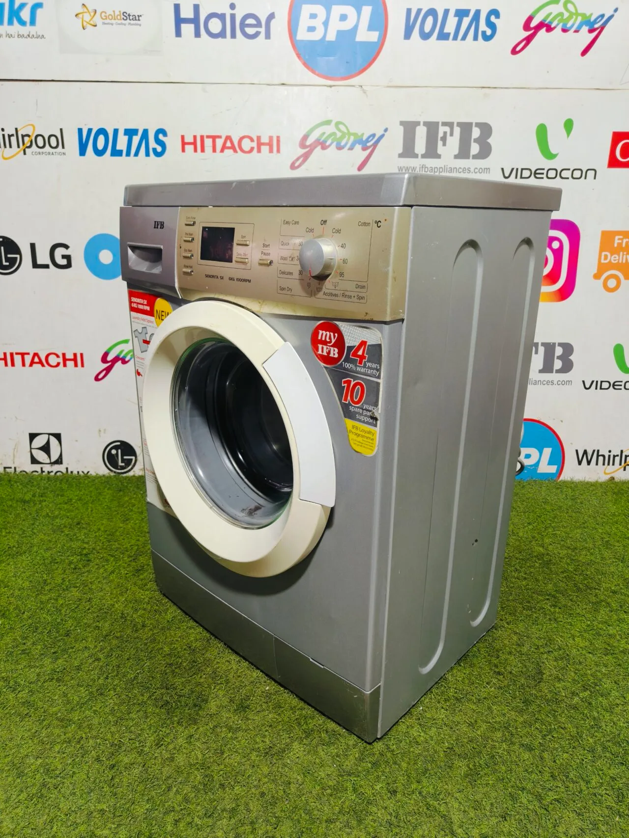 IFB senorita sx 6 kg silver in colour fully automatic front load washing machine - Image 5
