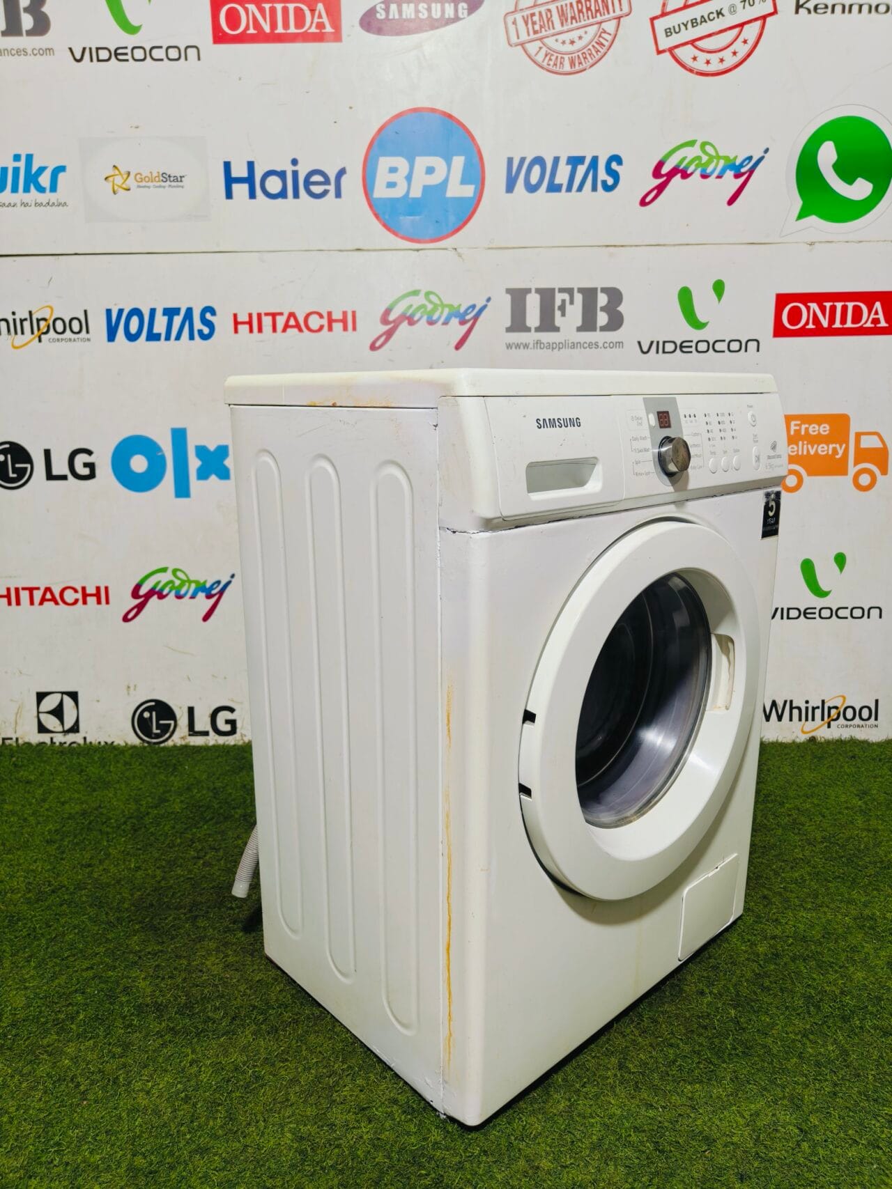 Samsung diamond drum white in colour 6.5 kg fully automatic front load washing machine - Image 5