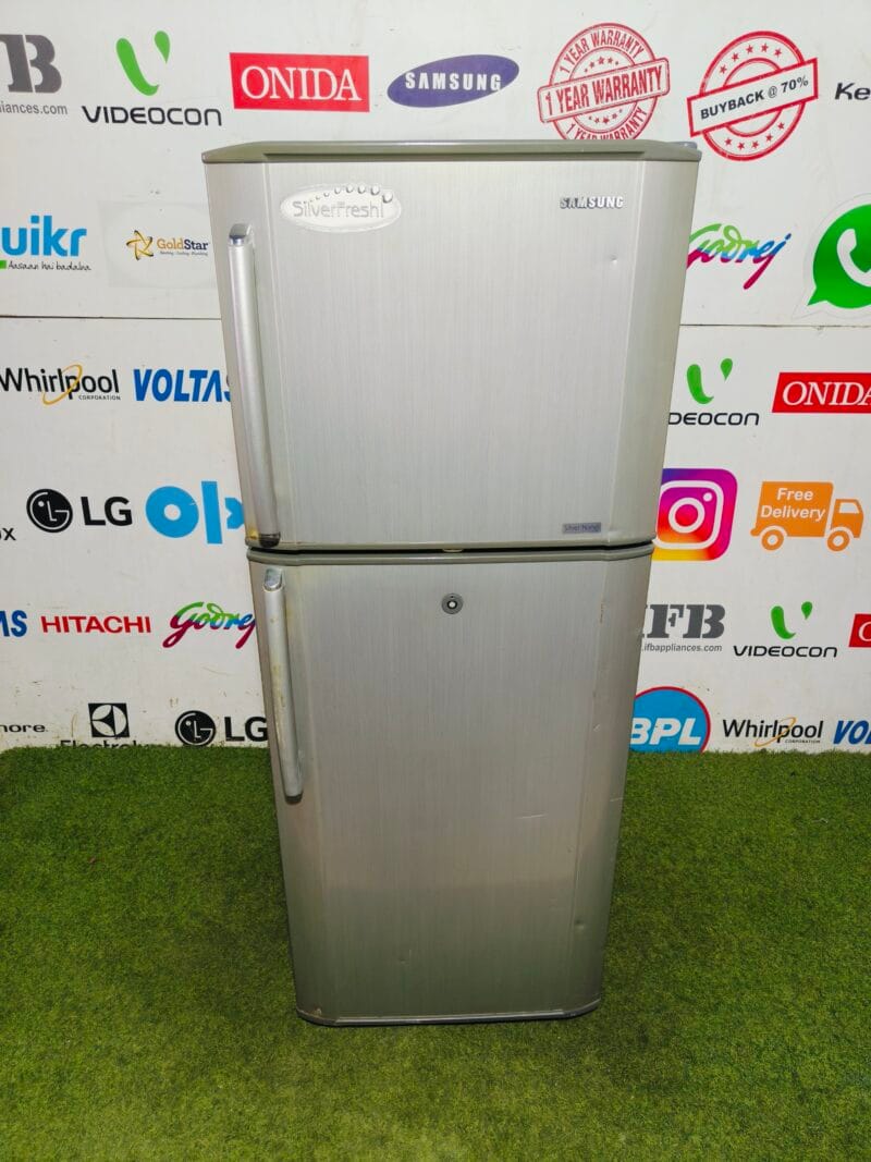 Samsung silver fresh silver nano 4 star energy rating 240 lte used double door refrigerator