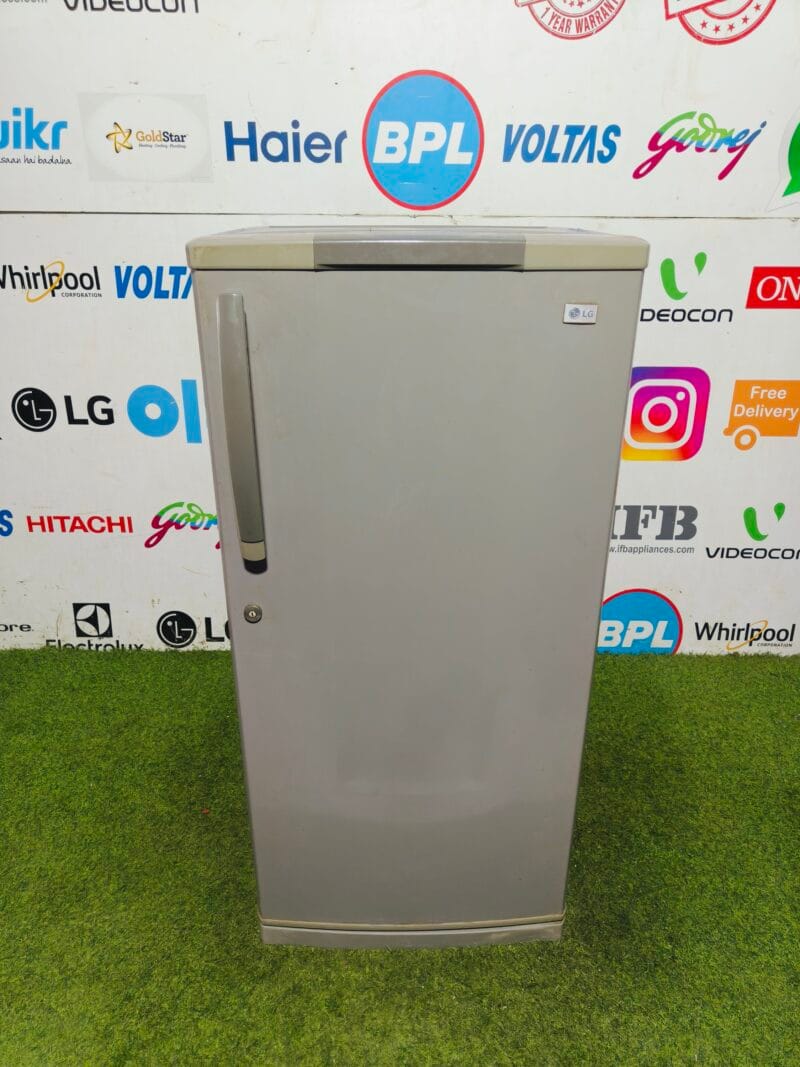 LG intello cool 4 star energy rating inbuilt stabiliser grey in colour 190 lte single door refrigerator