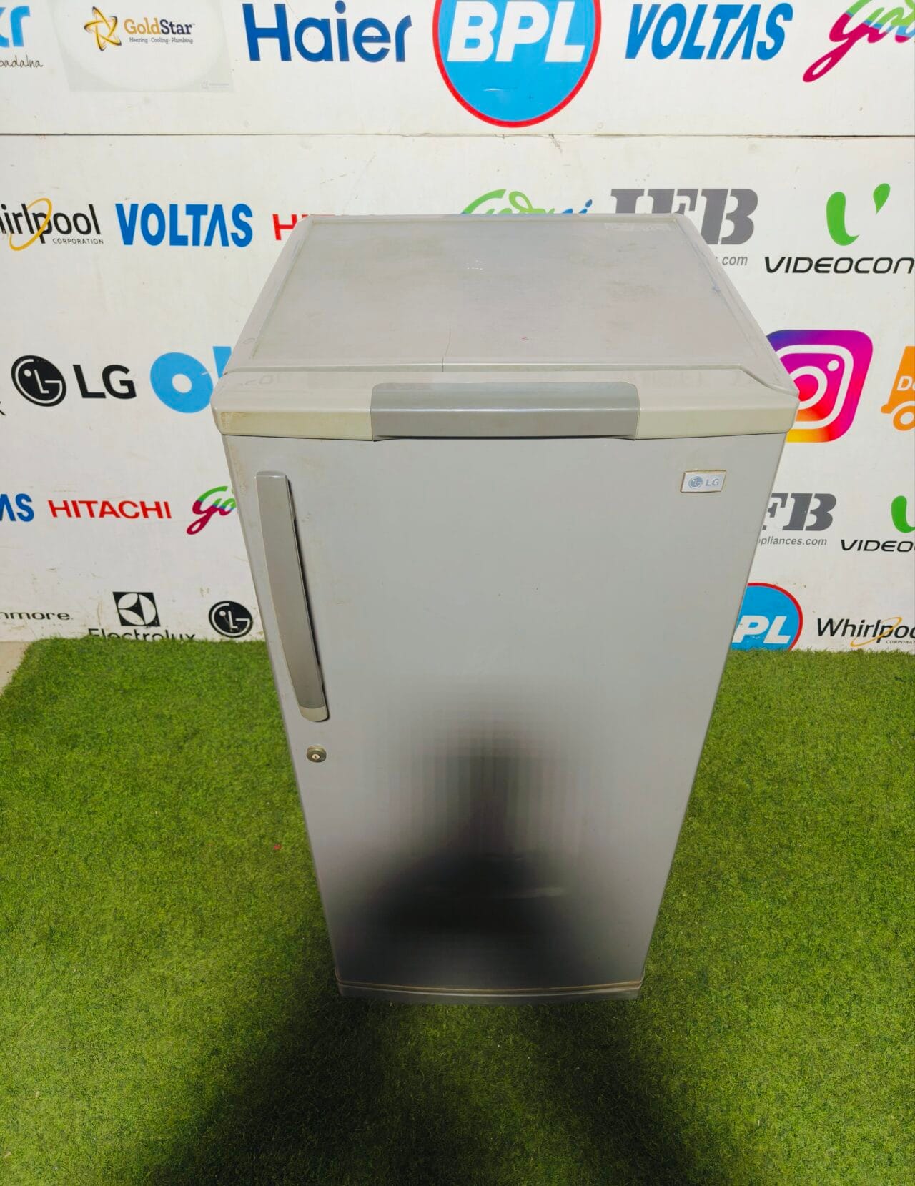 LG intello cool 4 star energy rating inbuilt stabiliser grey in colour 190 lte single door refrigerator - Image 2