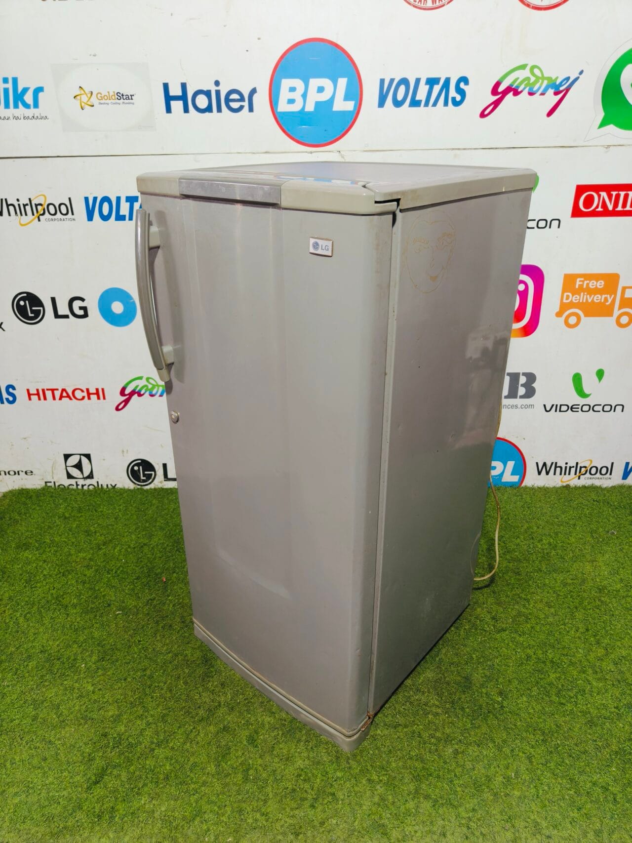 LG intello cool 4 star energy rating inbuilt stabiliser grey in colour 190 lte single door refrigerator - Image 4