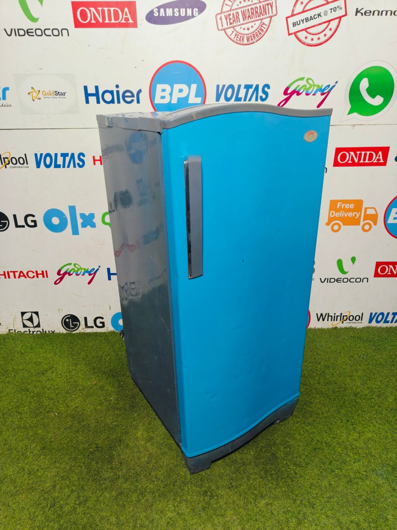 godrej penta cool grey & blue in colour 190 lte inbuilt stabiliser  single door refrigerator - Image 4