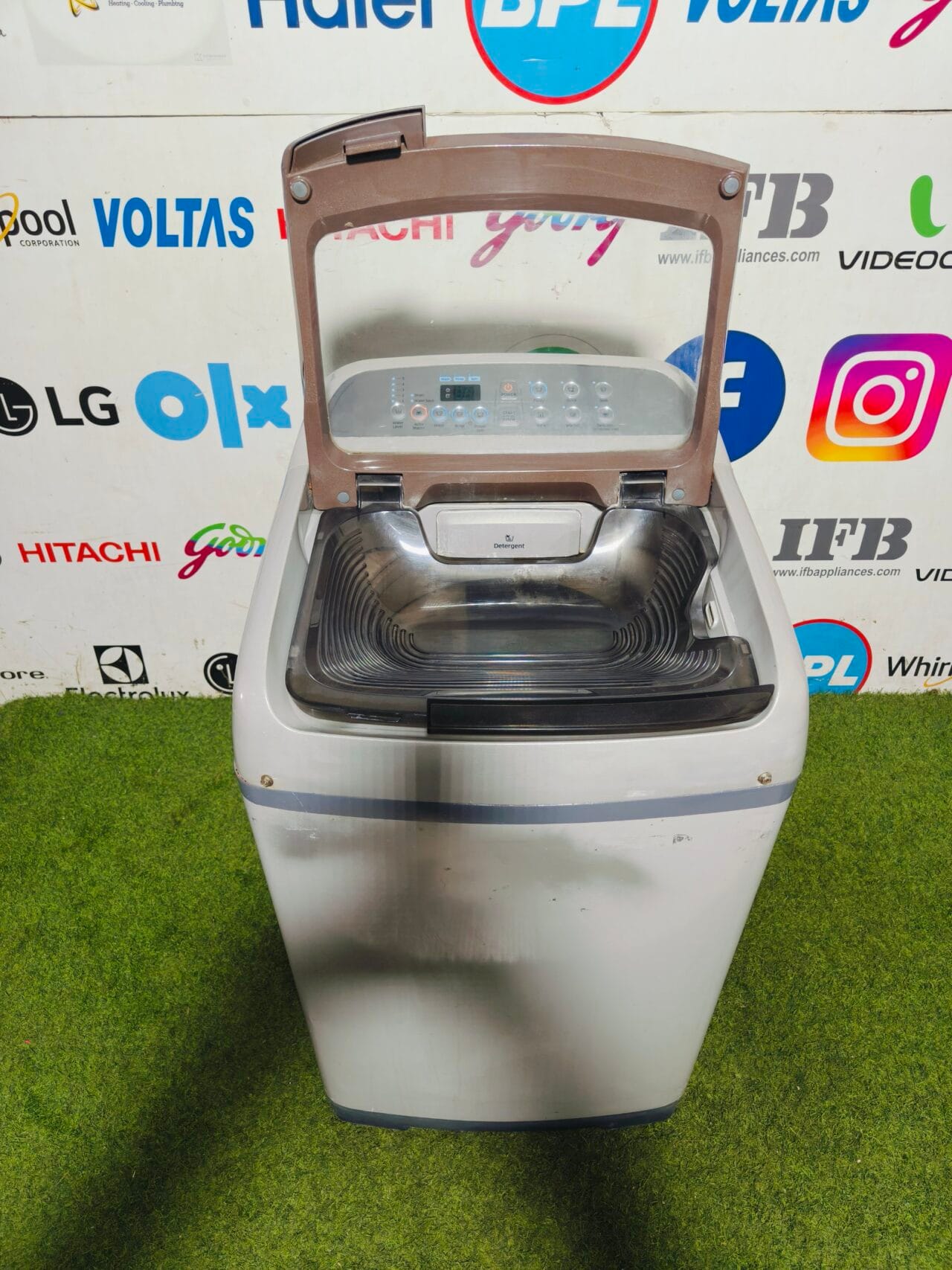 Samsung active plus wobble technician 6.5 + 1 kg fully automatic used top load washing machine - Image 3