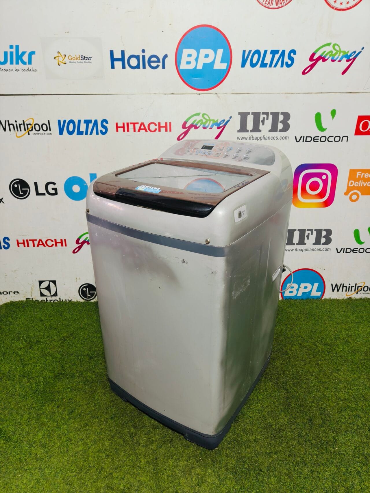 Samsung active plus wobble technician 6.5 + 1 kg fully automatic used top load washing machine - Image 6