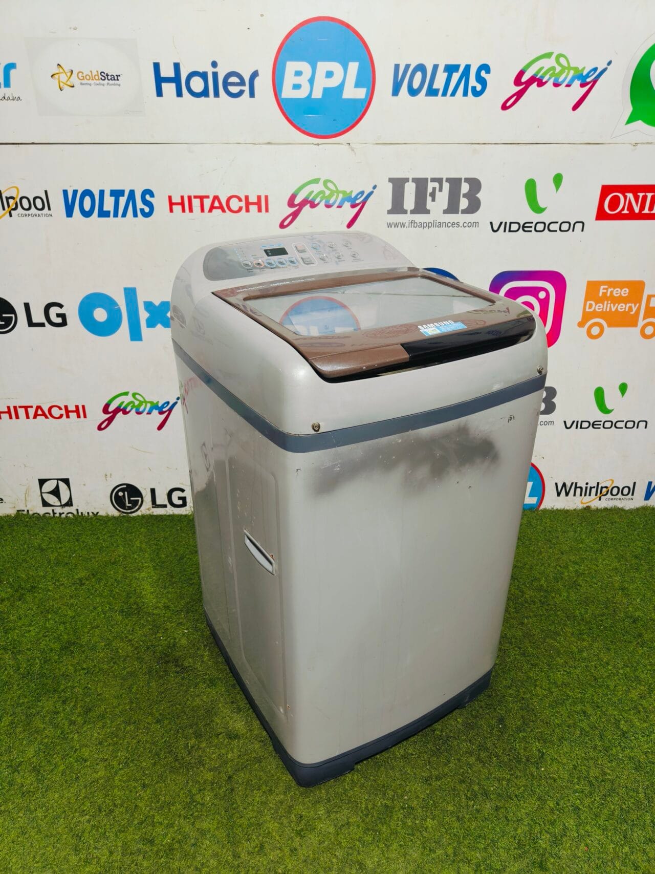 Samsung active plus wobble technician 6.5 + 1 kg fully automatic used top load washing machine - Image 5