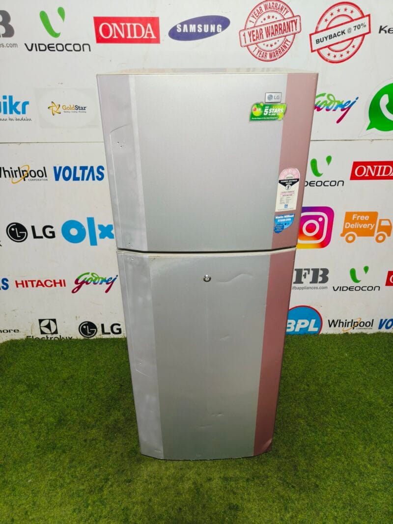 LG five star energy rating inbuilt stabiliser 240 lte used double door refrigerator