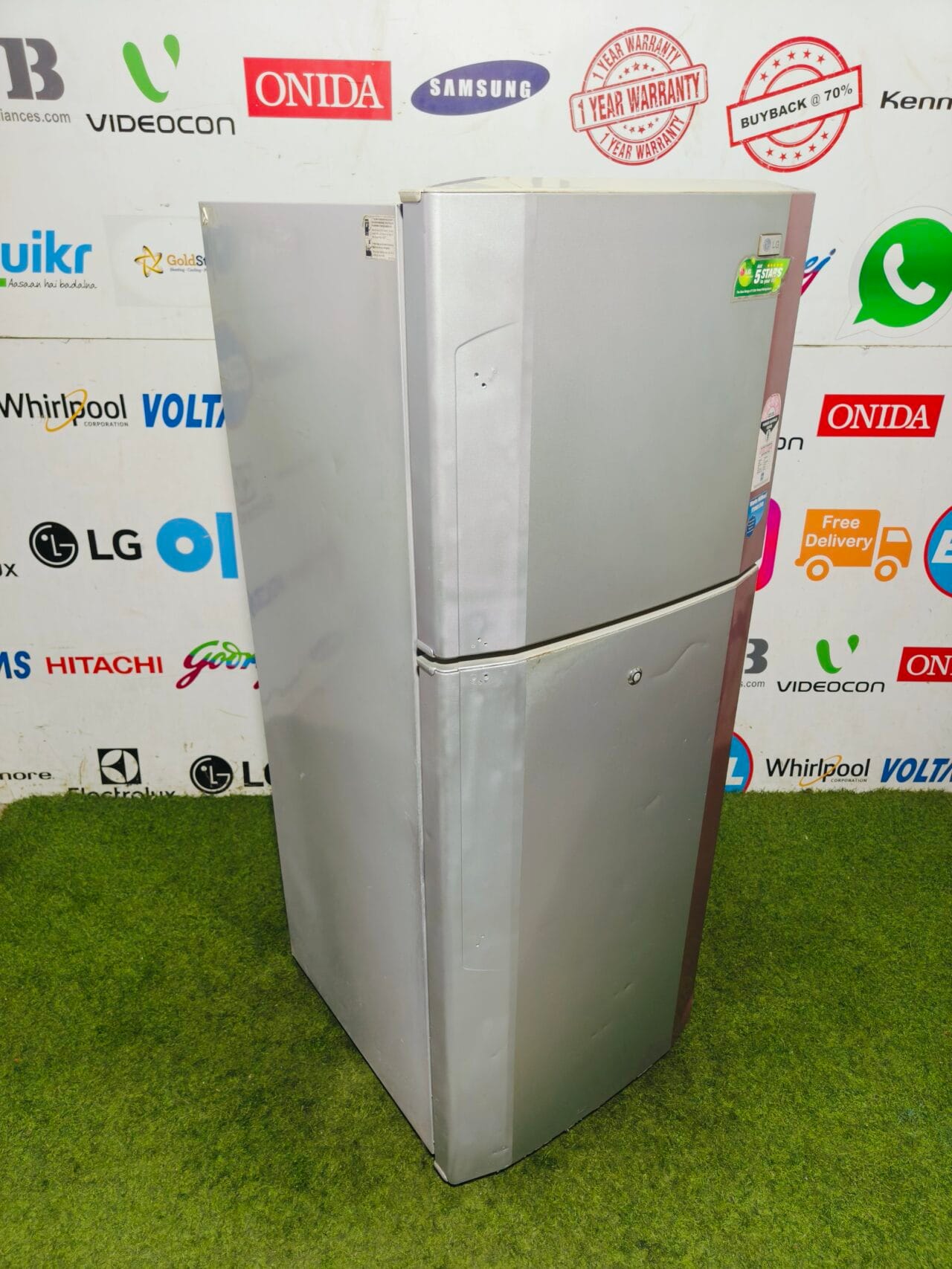 LG five star energy rating inbuilt stabiliser 240 lte used double door refrigerator - Image 5