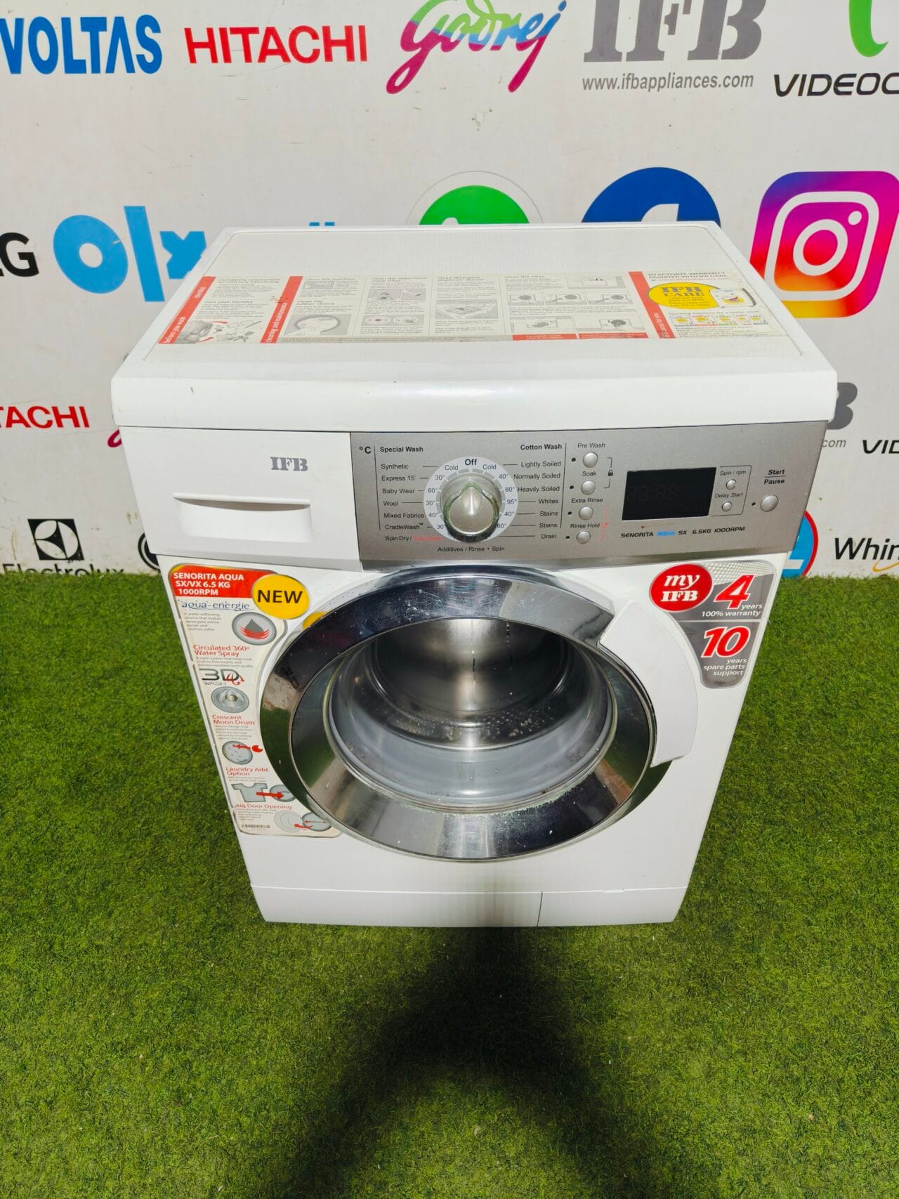 IFB senorita aqua sx 6.5 kg double colour with digital display fully automatic front load washing machine - Image 2