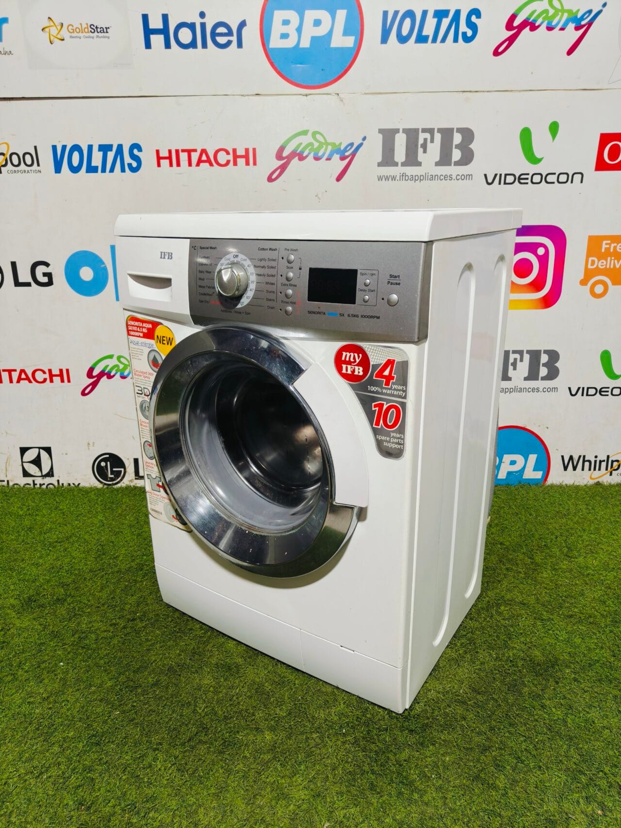 IFB senorita aqua sx 6.5 kg double colour with digital display fully automatic front load washing machine - Image 4