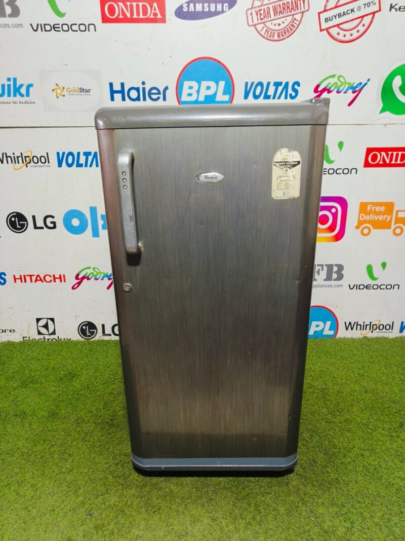 whirlpool master mind 4 star energy rating inbuilt stabiliser 190 lte used single door refrigerator