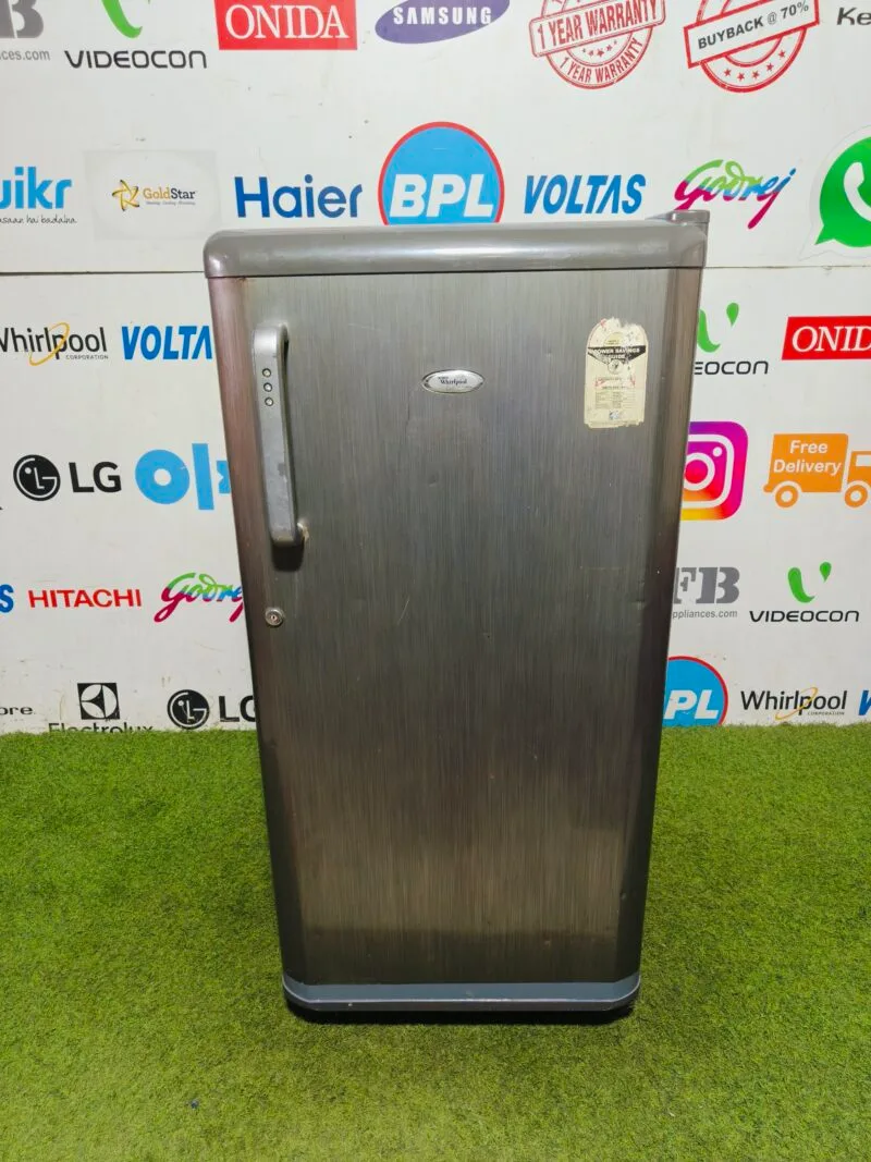 whirlpool master mind 4 star energy rating inbuilt stabiliser 190 lte used single door refrigerator