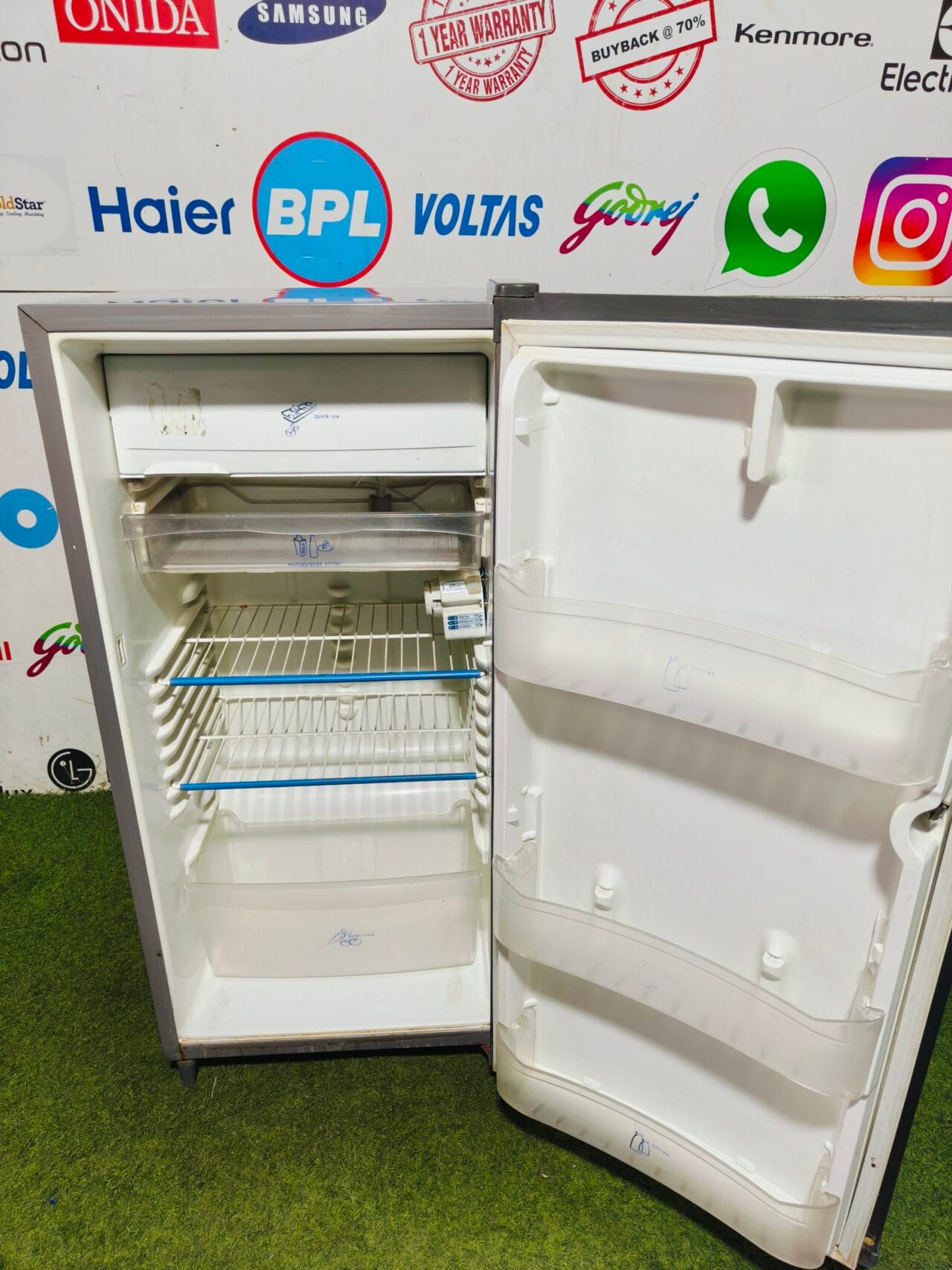 whirlpool master mind 4 star energy rating inbuilt stabiliser 190 lte used single door refrigerator - Image 3