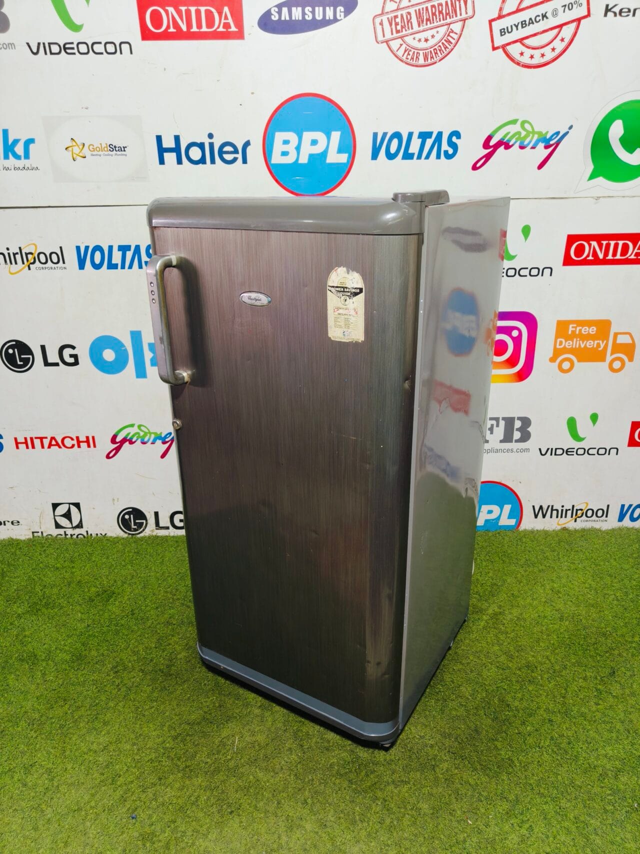 whirlpool master mind 4 star energy rating inbuilt stabiliser 190 lte used single door refrigerator - Image 5