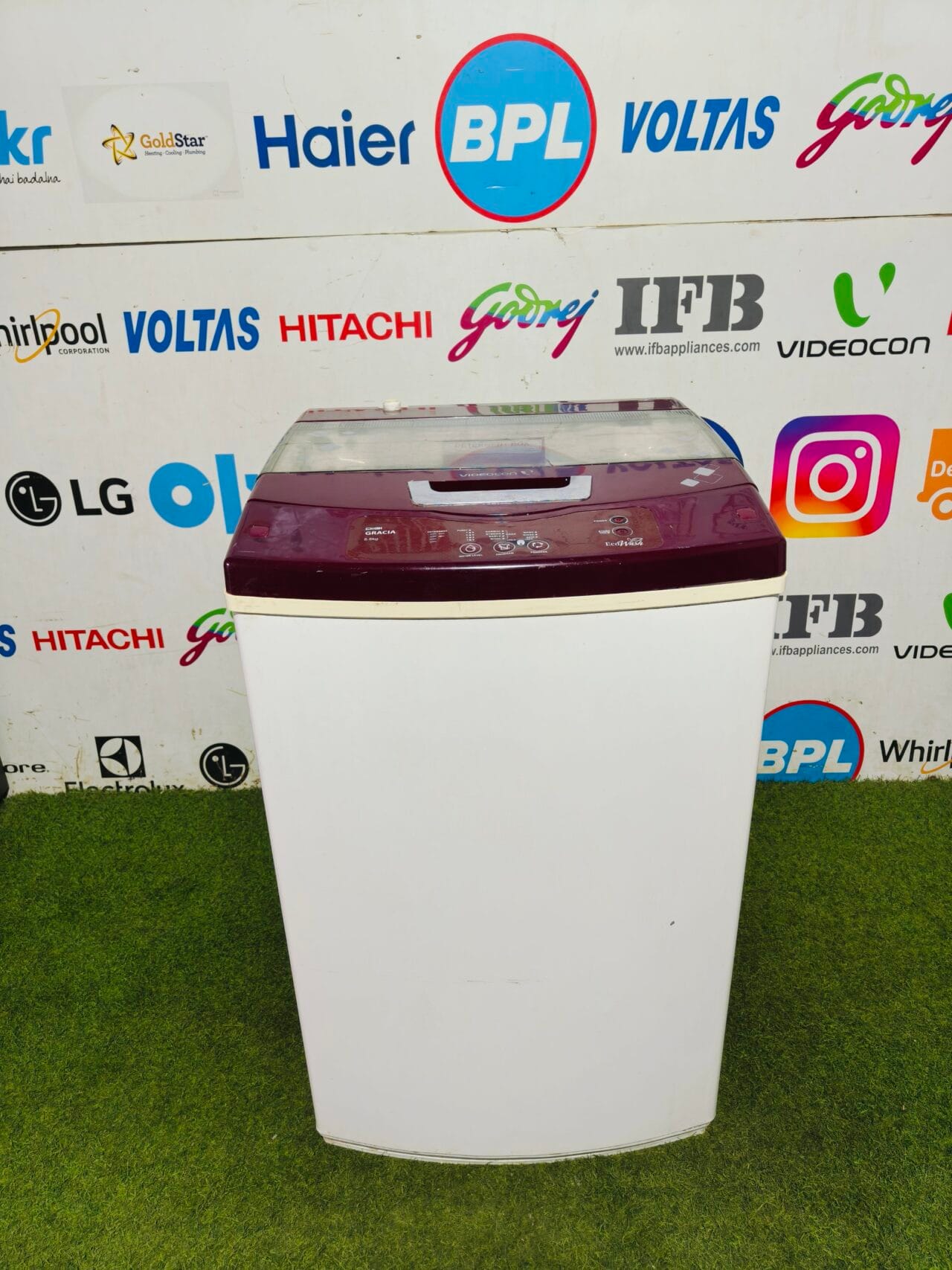 Videocon eco wash digi Gracia 5.5 kg double colour fully automatic top load washing machine