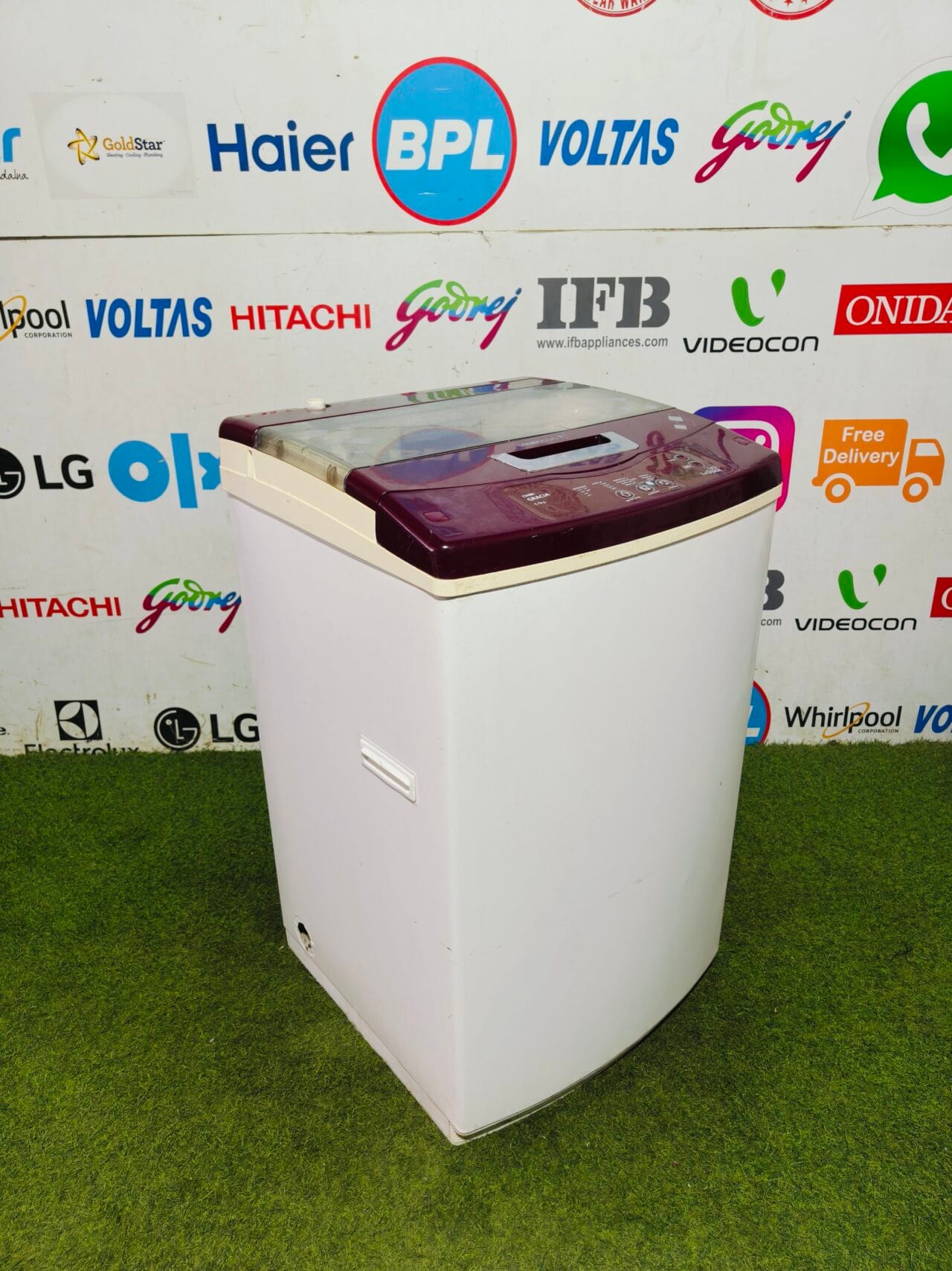 Videocon eco wash digi Gracia 5.5 kg double colour fully automatic top load washing machine - Image 4