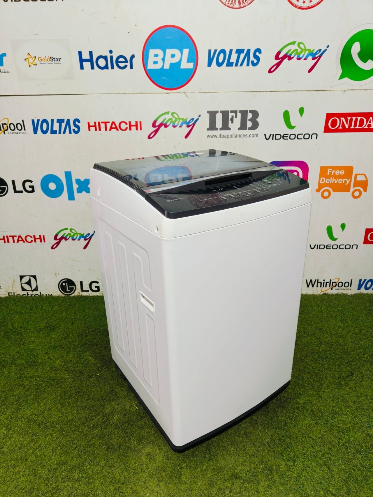 Bosch power wave 5 star energy rating white and black in colour 7 kg Fully automatic like new in condition top load washing machine - Image 5