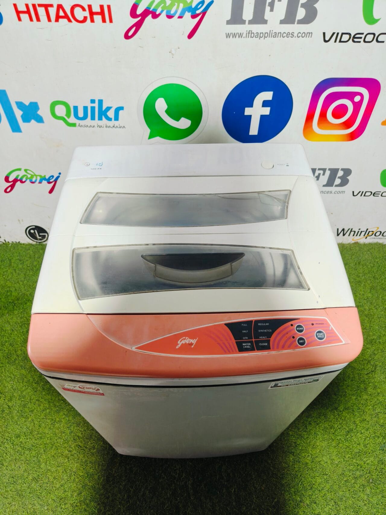 godrej 600 fc white & pink in colour 6 kg fully automatic top load washing machine - Image 2