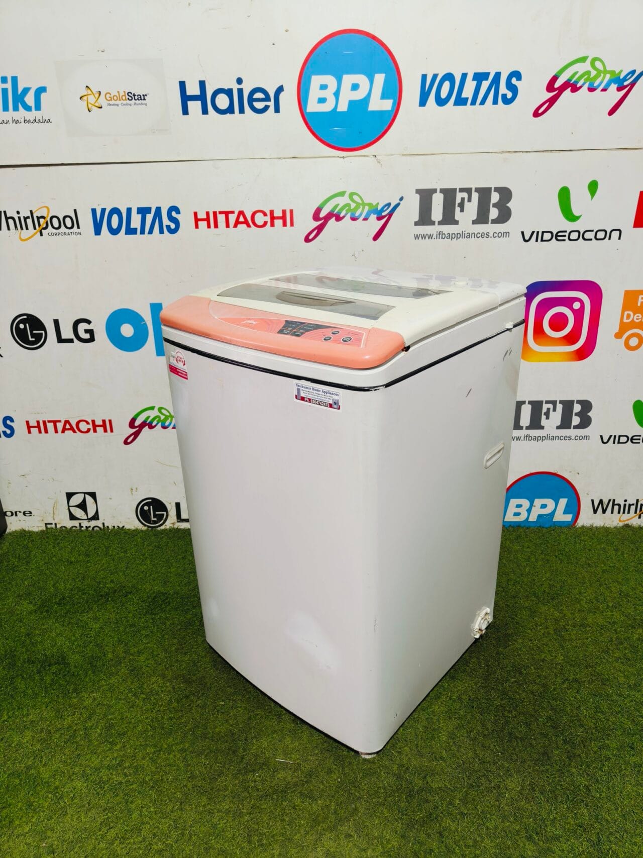 godrej 600 fc white & pink in colour 6 kg fully automatic top load washing machine - Image 5