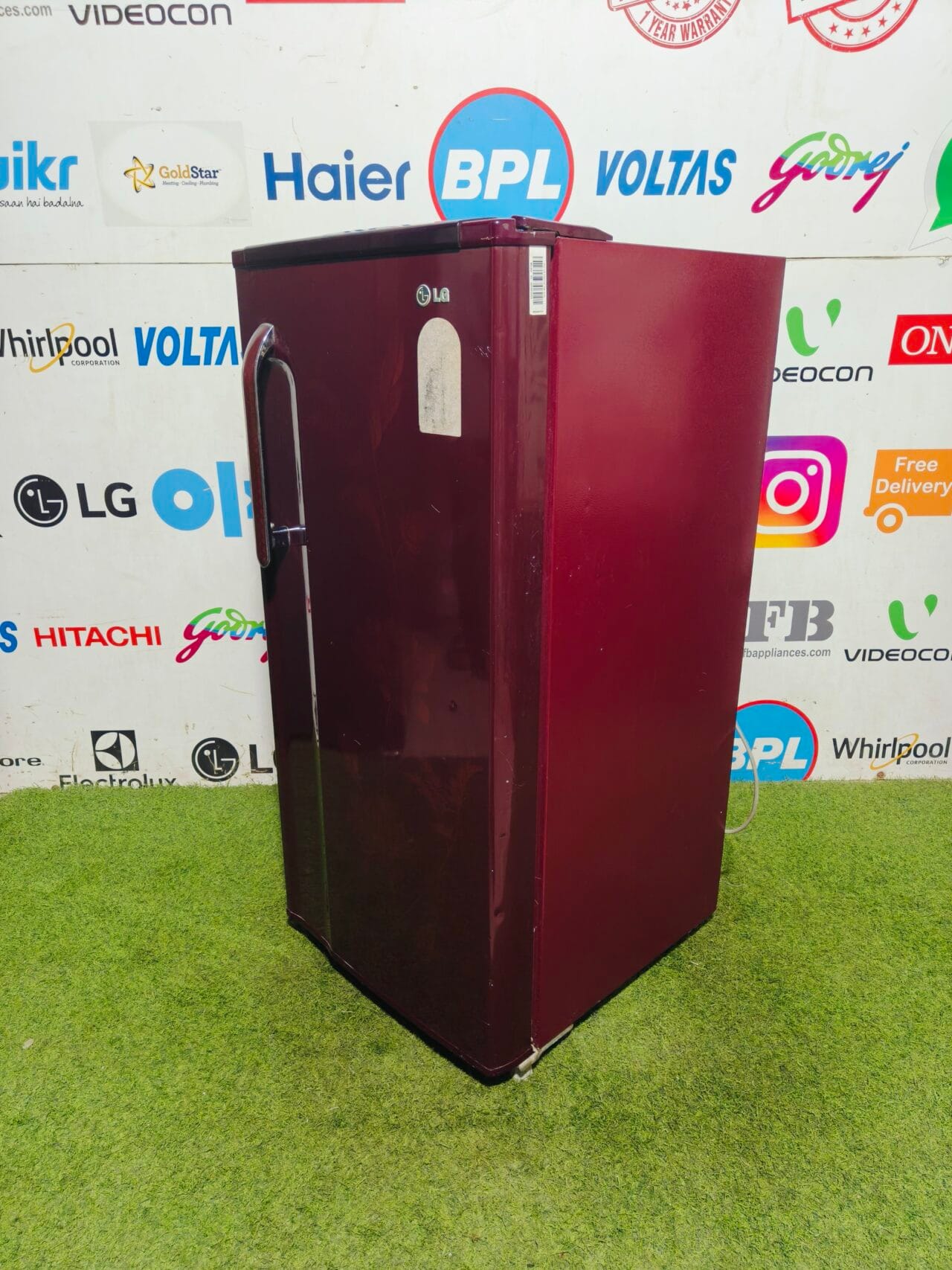 LG 5 star energy rating inbuild stabilizer 190 lte flower model single door refrigerator - Image 4