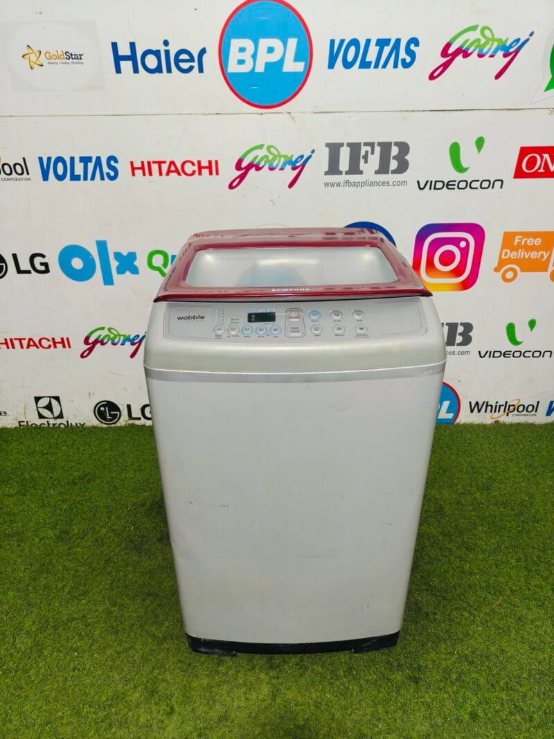 Samsung wobble technology 6.2 kg double colour gently used fully automatic top load washing machine