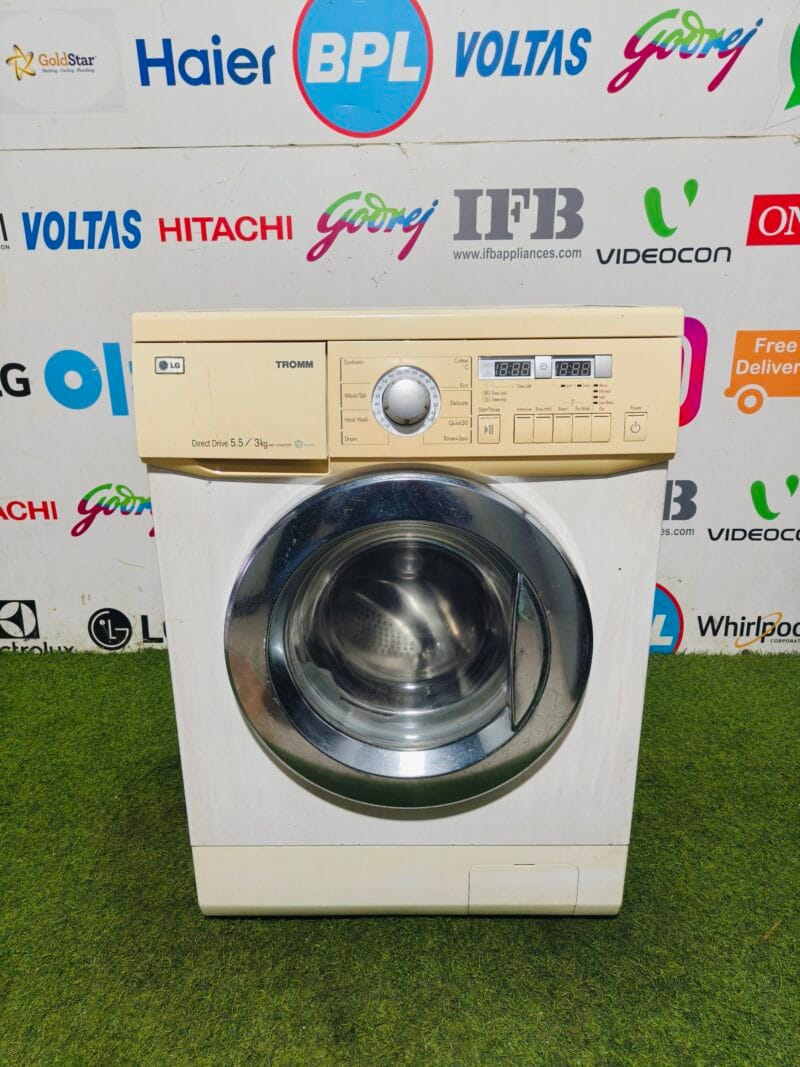 LG tromm Direct drive washer and dryer 5.5/3 kg fully automatic front load washing machine