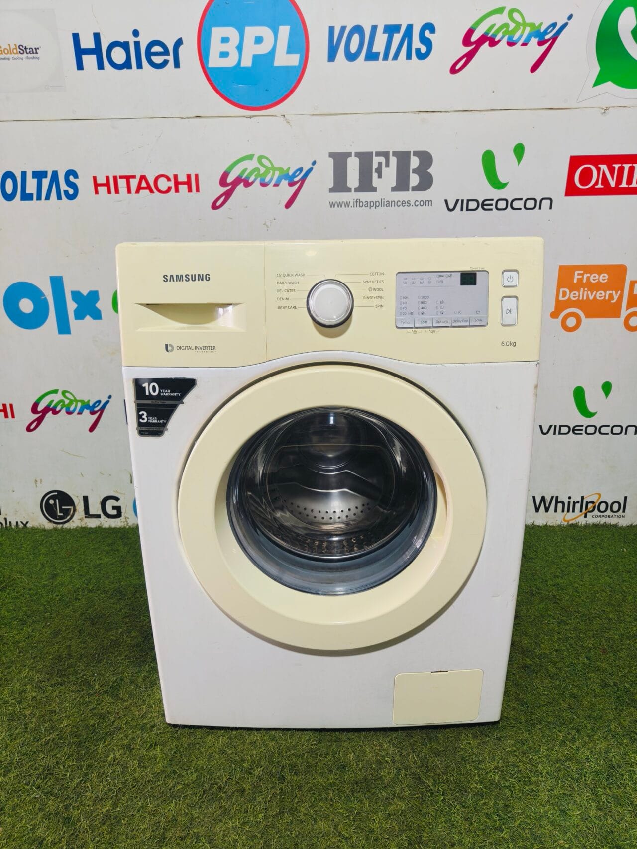 Samsung digital inverter technology 6 kg fully automatic front load washing machine