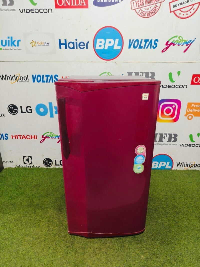 godrej axis maroon 180 lte used single door refrigerator