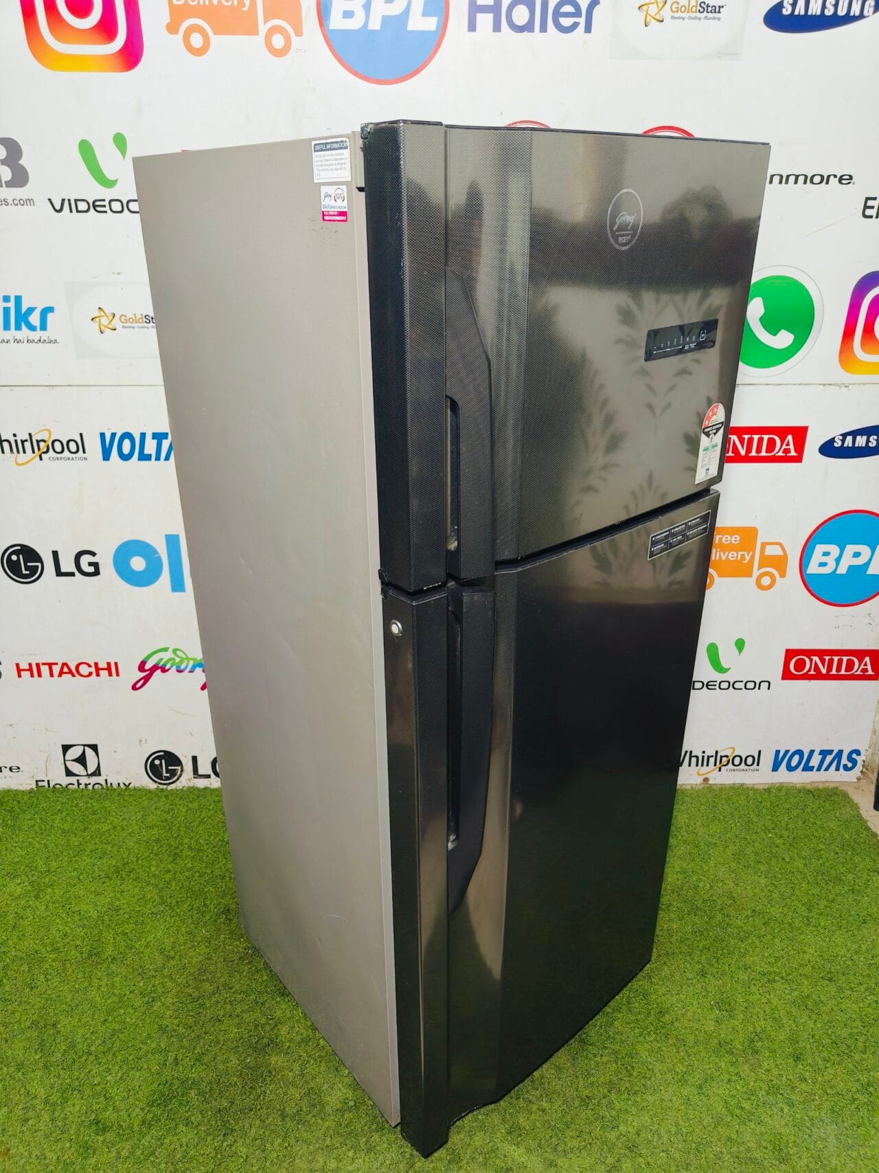 Godrej Eon 360° cooling technology with inbuild stabilizer 280 l steel finish double door gently used refrigerator - Image 4