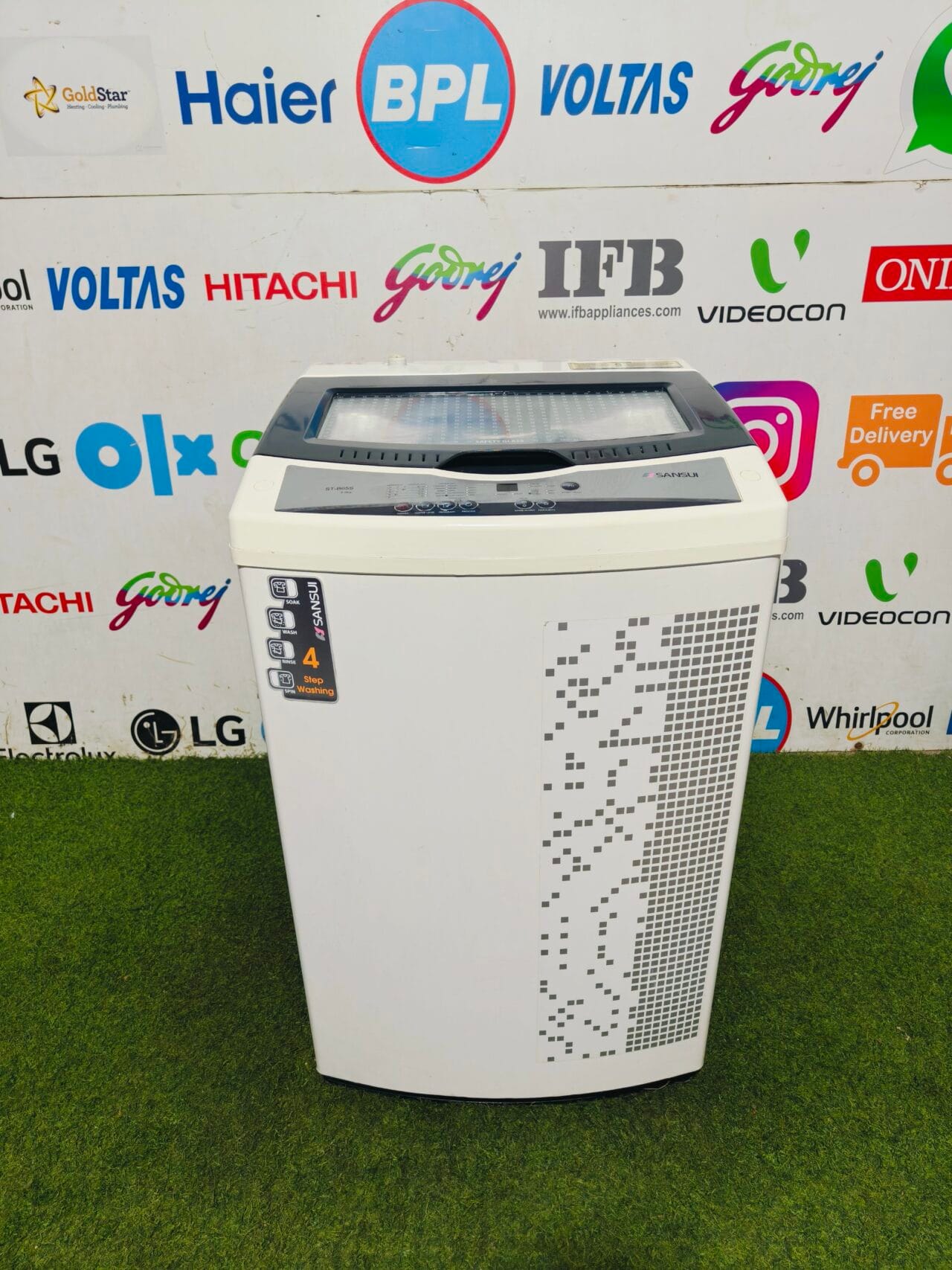 Sensui 6.5 kg double colour fully automatic top load washing machine