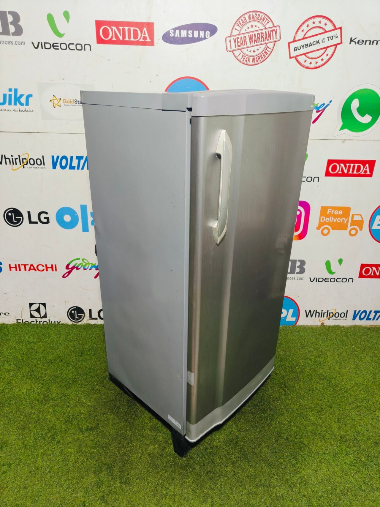 Godrej edge 5 star energy rating inbuilt stabiliser silver in colour 210 lte single door refrigerator - Image 4