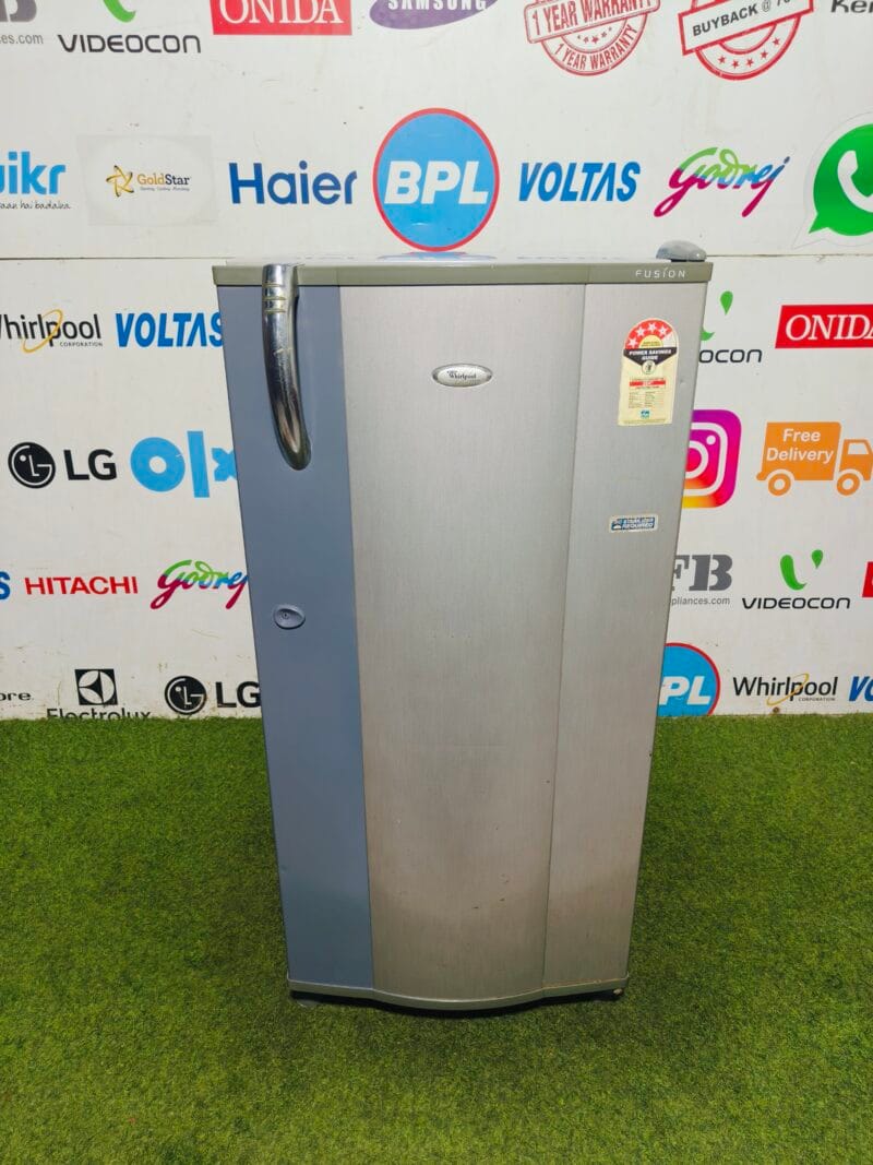 Whirlpool fusion 4 star energy rating inbuilt stabiliser 190 lte used single door refrigerator