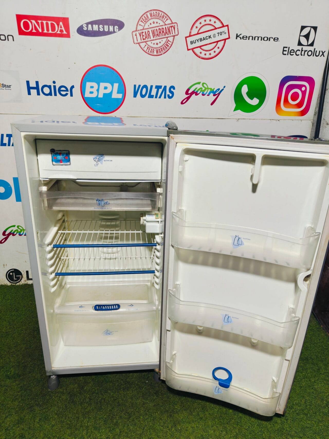 Whirlpool fusion 4 star energy rating inbuilt stabiliser 190 lte used single door refrigerator - Image 3