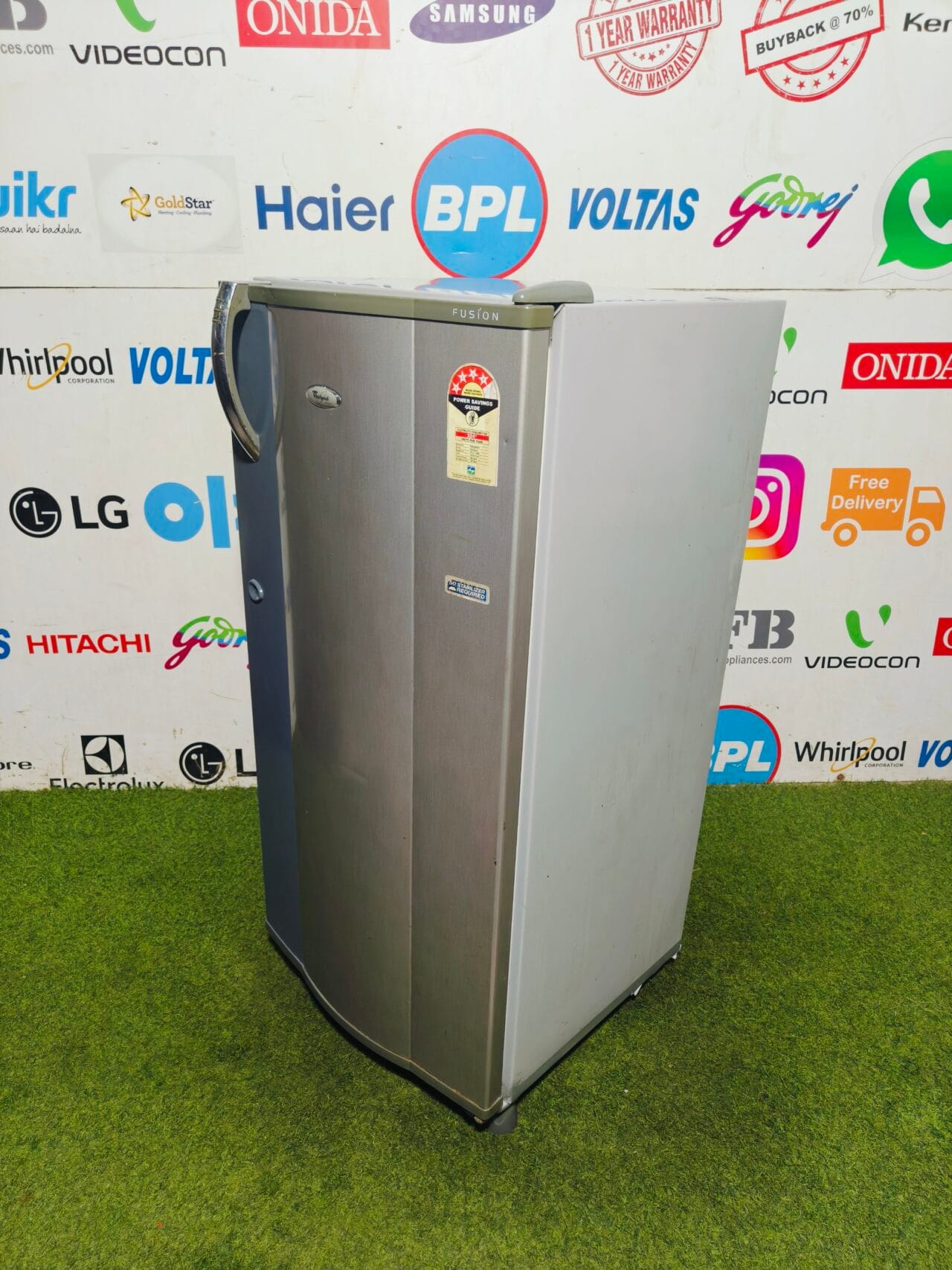Whirlpool fusion 4 star energy rating inbuilt stabiliser 190 lte used single door refrigerator - Image 5