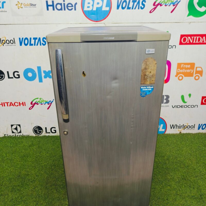 Lg intello wash 4 star energy rating inbuilt stabiliser 190 lte single door refrigerator (Refurbished)