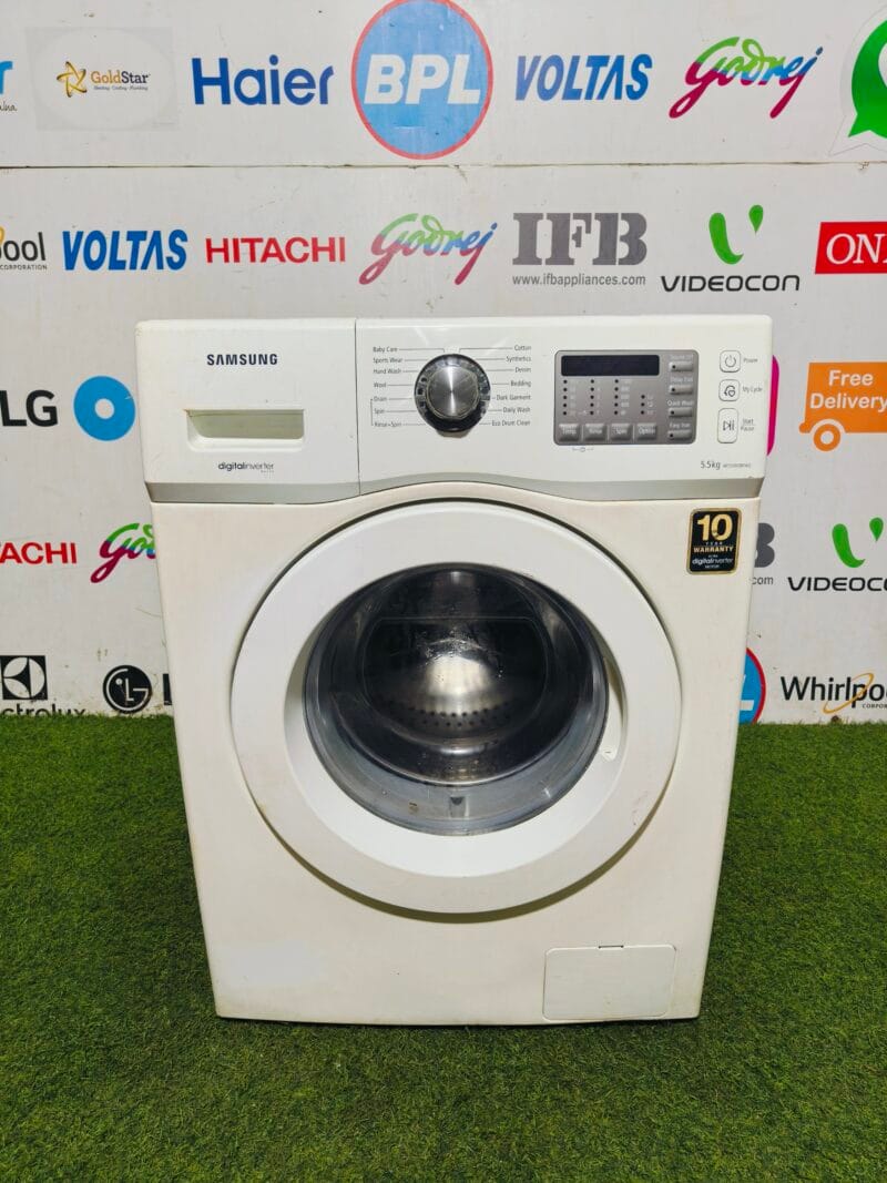 Samsung digital inverter white in colour 5.5 lg fully automatic front load washing machine