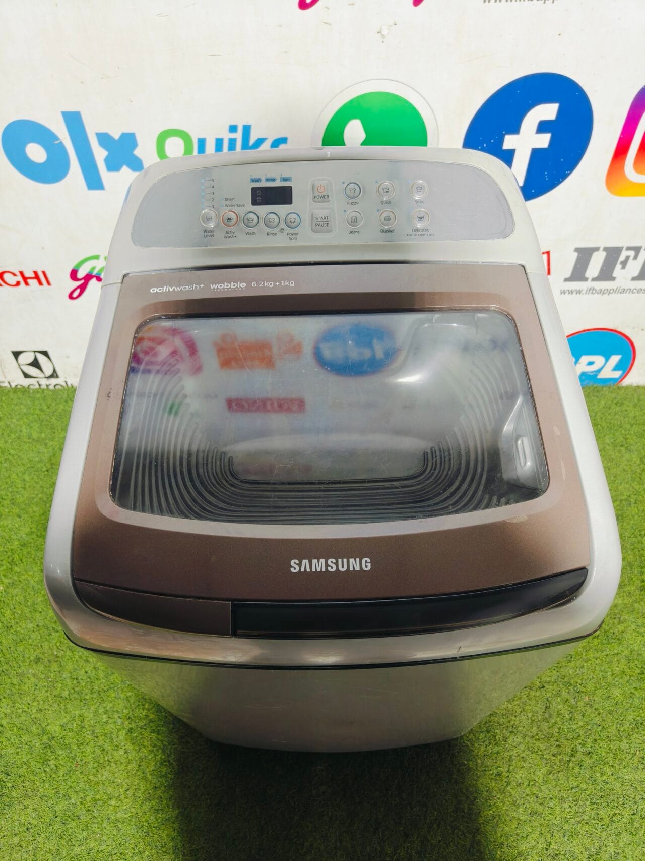 Samsung wobble plus active wash 6.2 + 1 kg fully automatic top load washing machine - Image 2