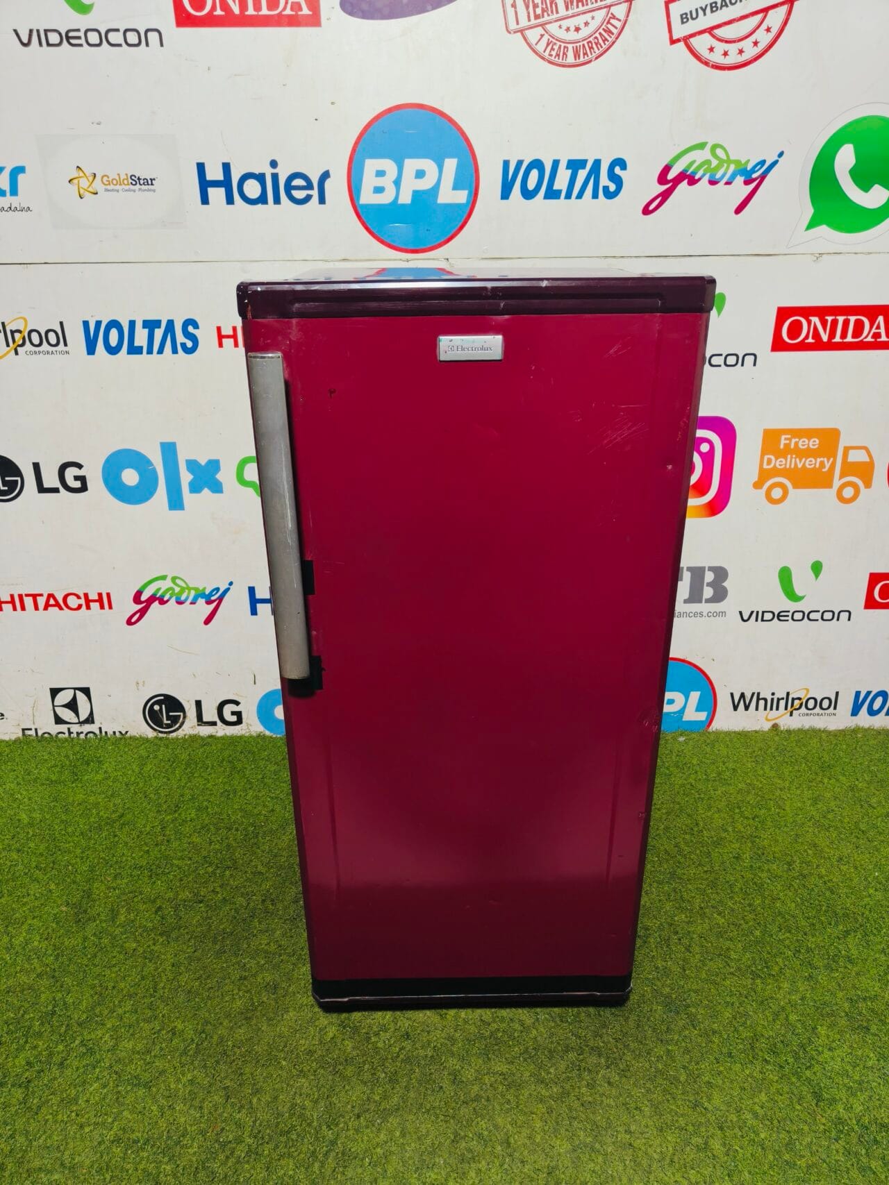 Electrolux 4 star energy rating inbuilt stabiliser 190 lte used single door refrigerator