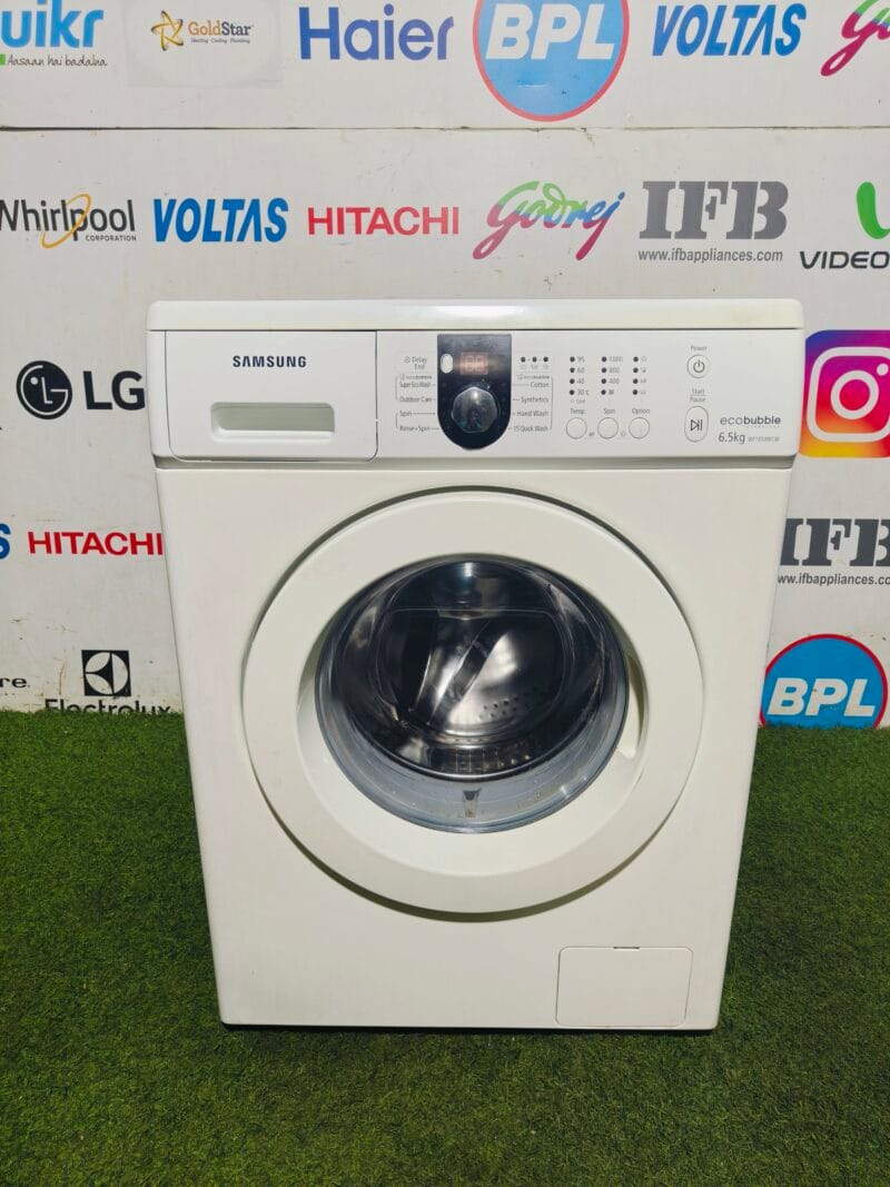 Samsung eco bubble 6.5 kg fully automatic front load used washing machine