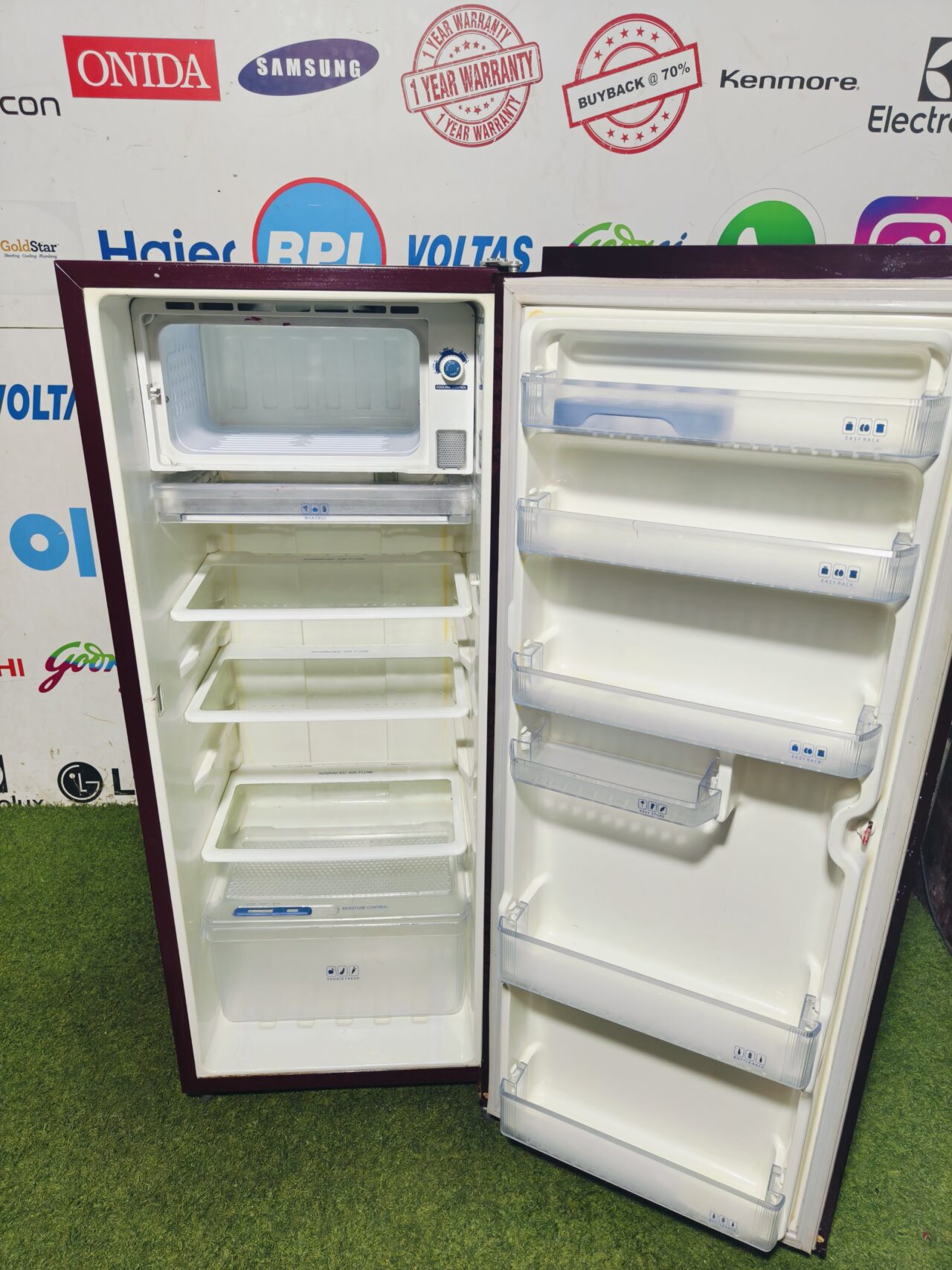 whirlpool ice magic 5 star energy rating inbuilt stabiliser 200 lte flower model single door refrigerator - Image 3