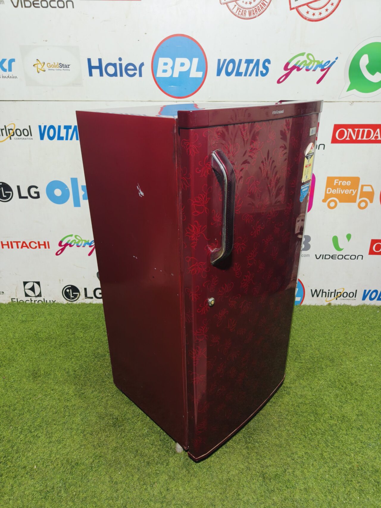 LG intello cool 4 star energy rating inbuilt stabiliser 200 lte red flower model single door refrigerator - Image 5