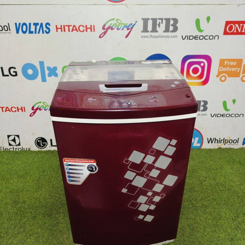 Videocon digi Gracia 5.5 kg fully automatic top load used washing machine (Refurbished)