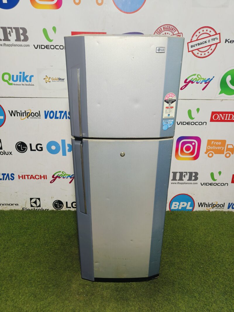 LG 4 star energy rating inbuilt stabiliser double colour 260 lte used double door refrigerator