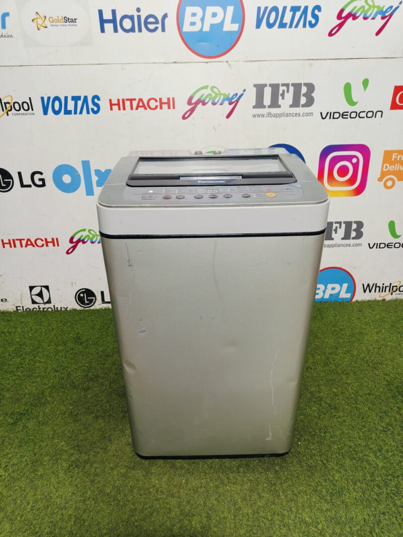 Panasonic eco navi eco aqua beat 6.5 kg silver in colour fully automatic top load washing machine