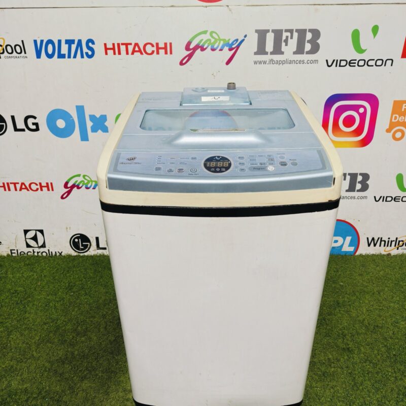 Samsung daimond drum ag + silver nano technology 6.2 kg fully automatic top load washing machine (Refurbished)