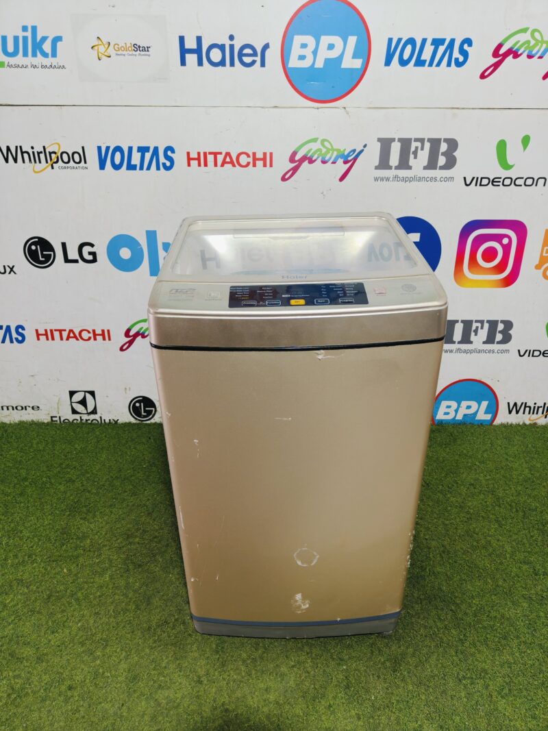 haier wool wash nzp self cleaning technology 7.2 kg gold in colour fully automatic top load washing machine