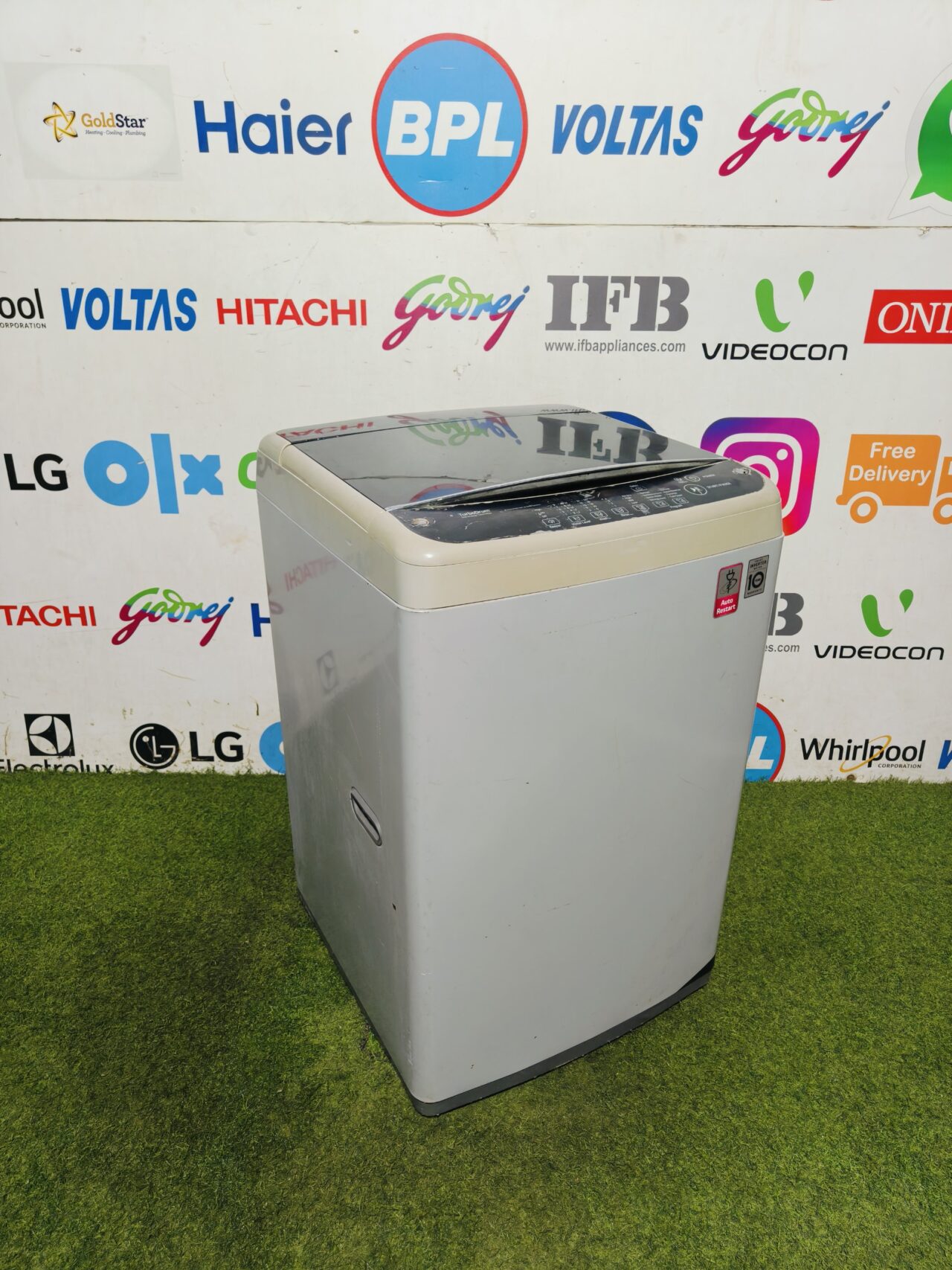 LG smart inverter turbo drum 6.5 kg fully automatic top load washing machine - Image 4